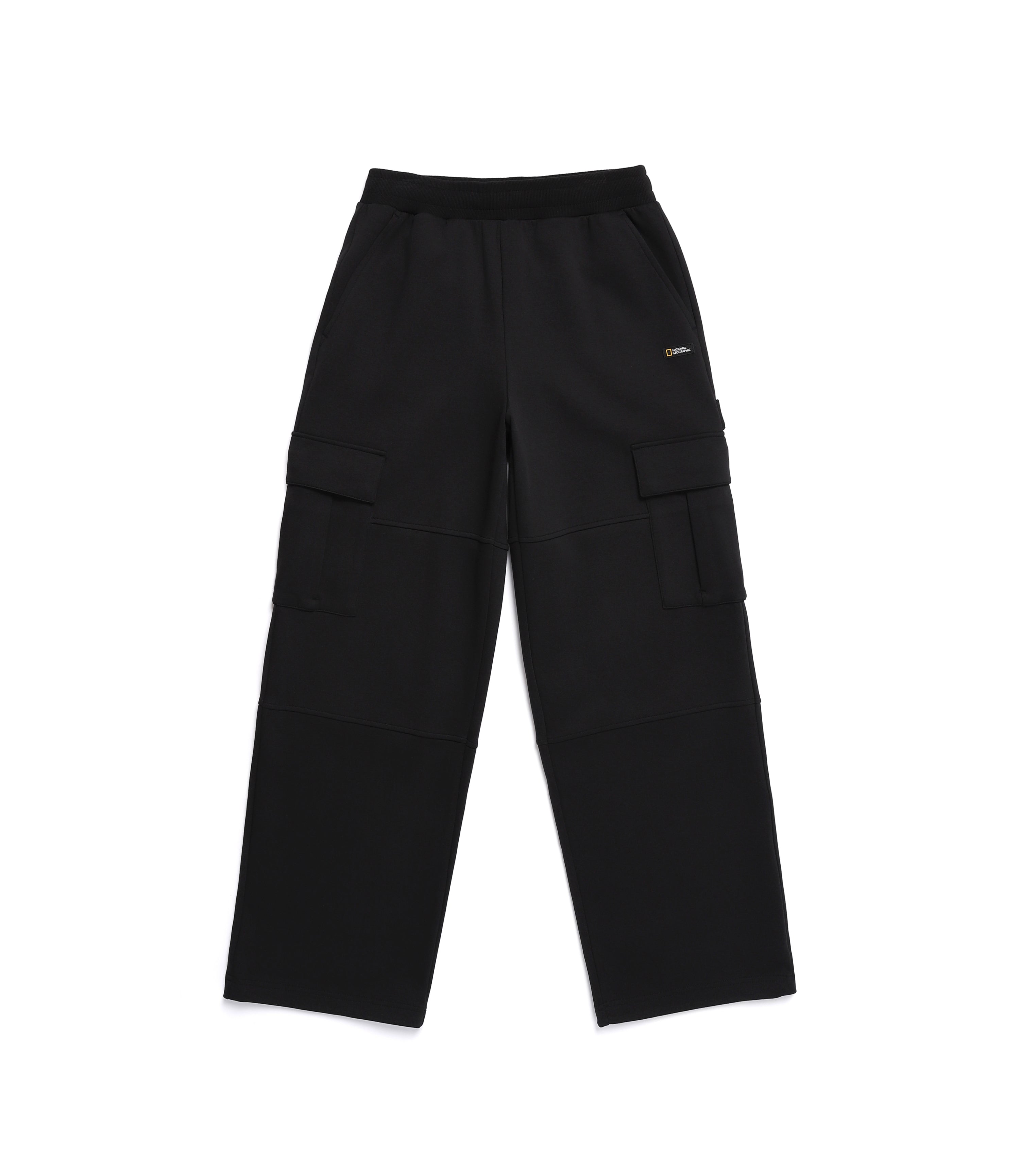 Unisex MARGAY Cargo Pocket Wide Pants<br>CARBON BLACK