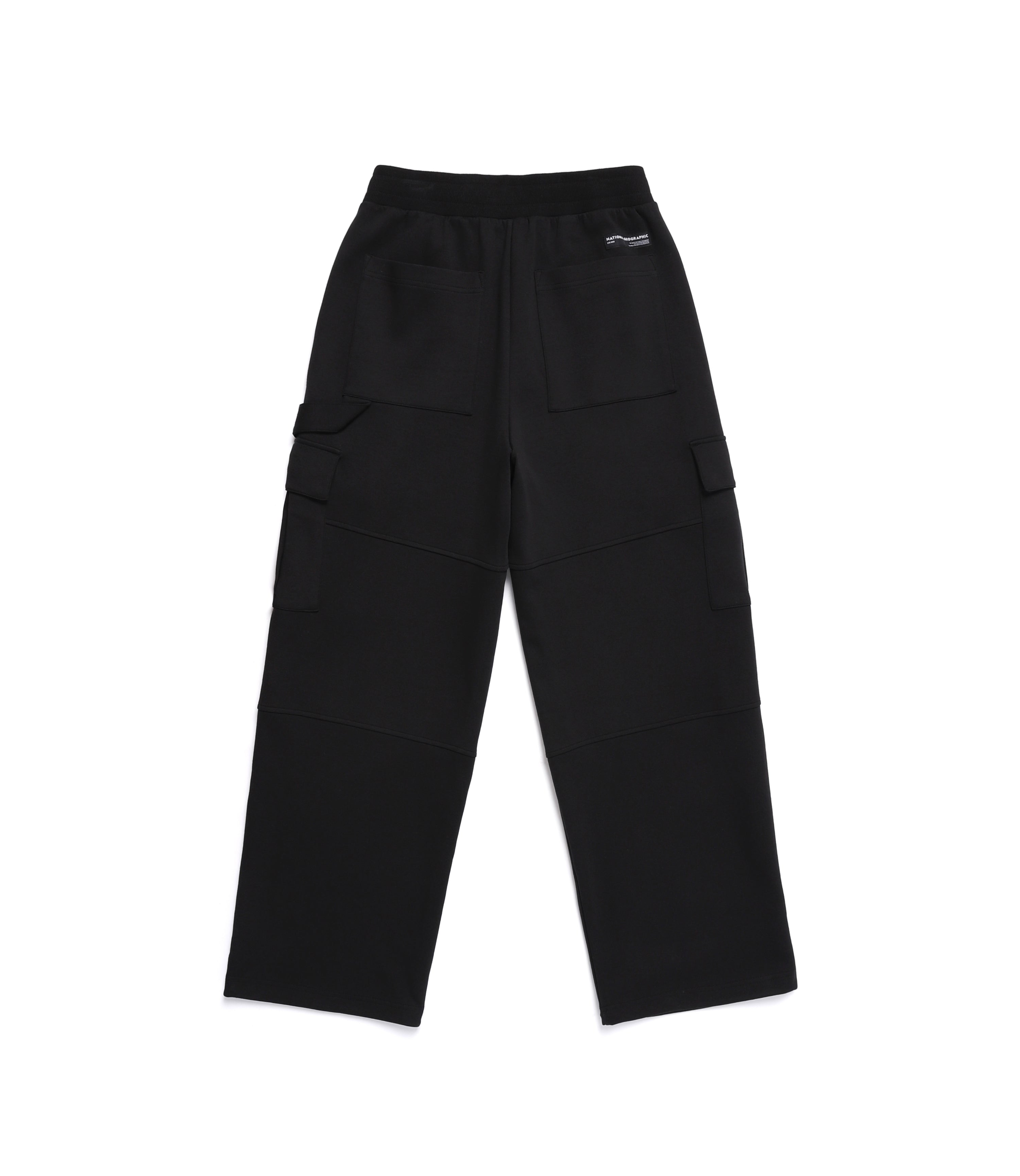 Unisex MARGAY Cargo Pocket Wide Pants<br>CARBON BLACK