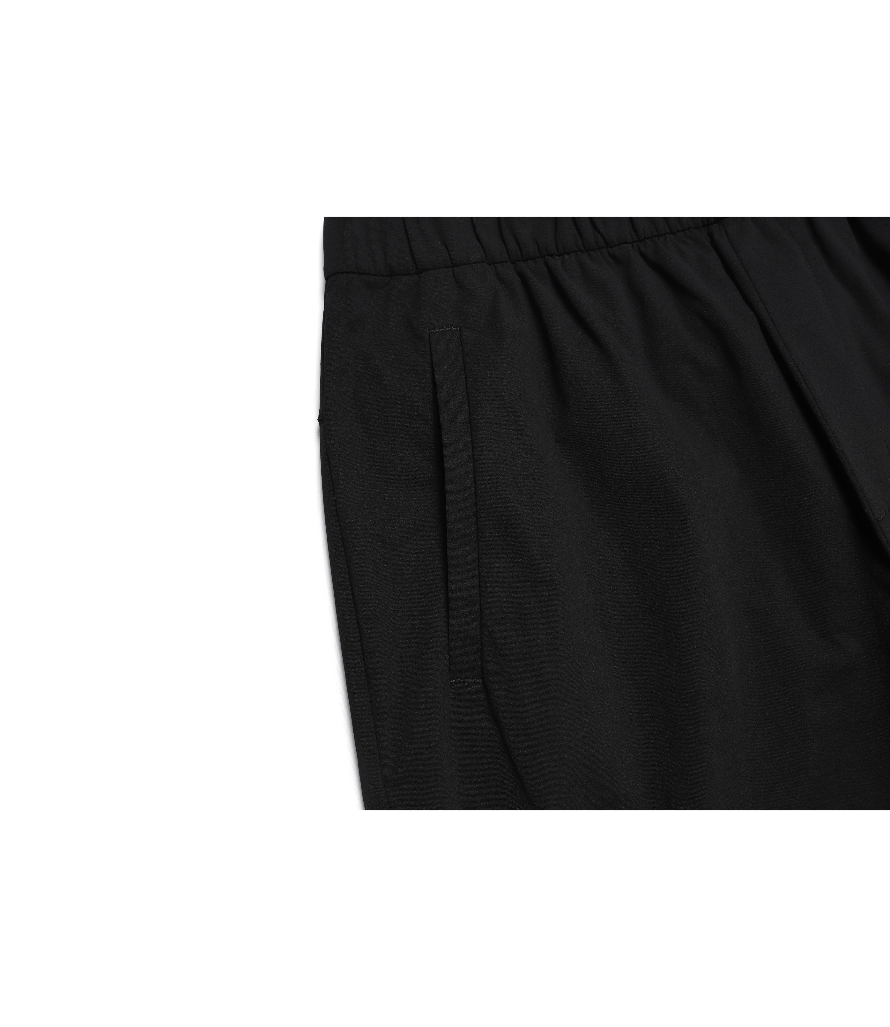 Men's Frozen Air Crop Capri Baggy Pants<br>CARBON BLACK