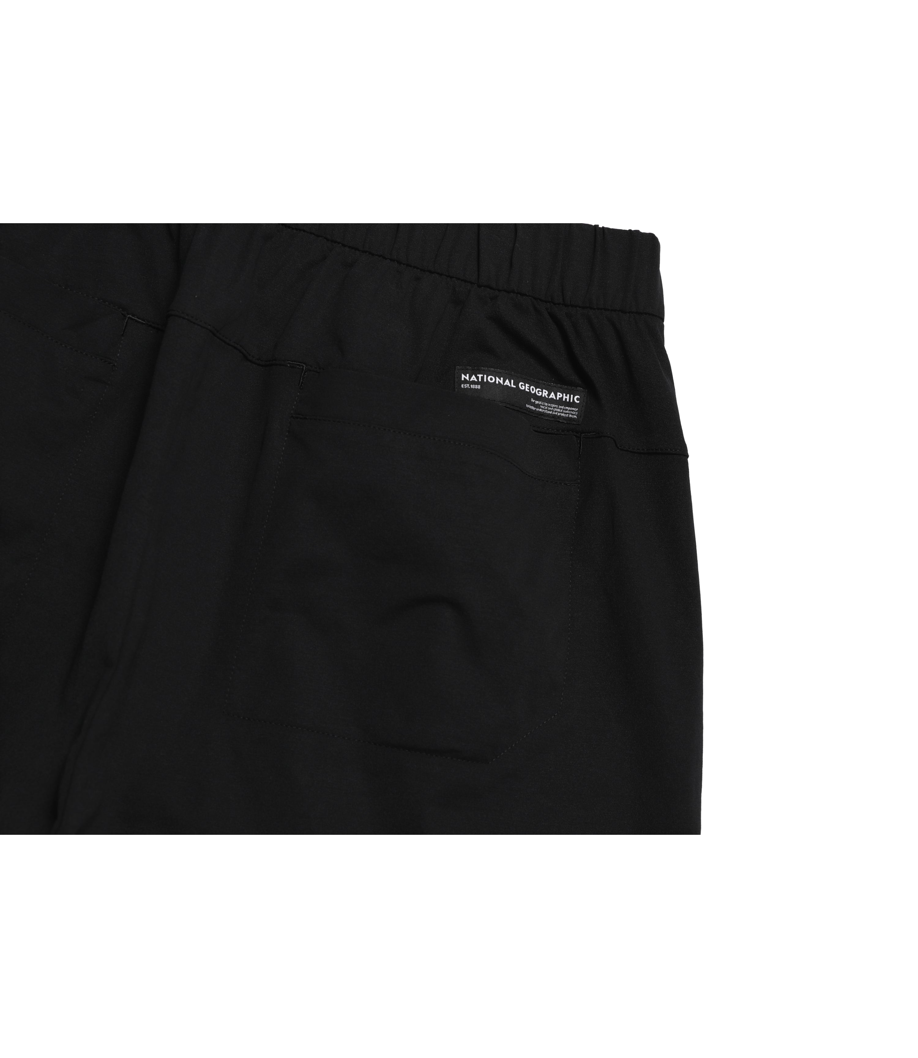 Men's Frozen Air Crop Capri Baggy Pants<br>CARBON BLACK