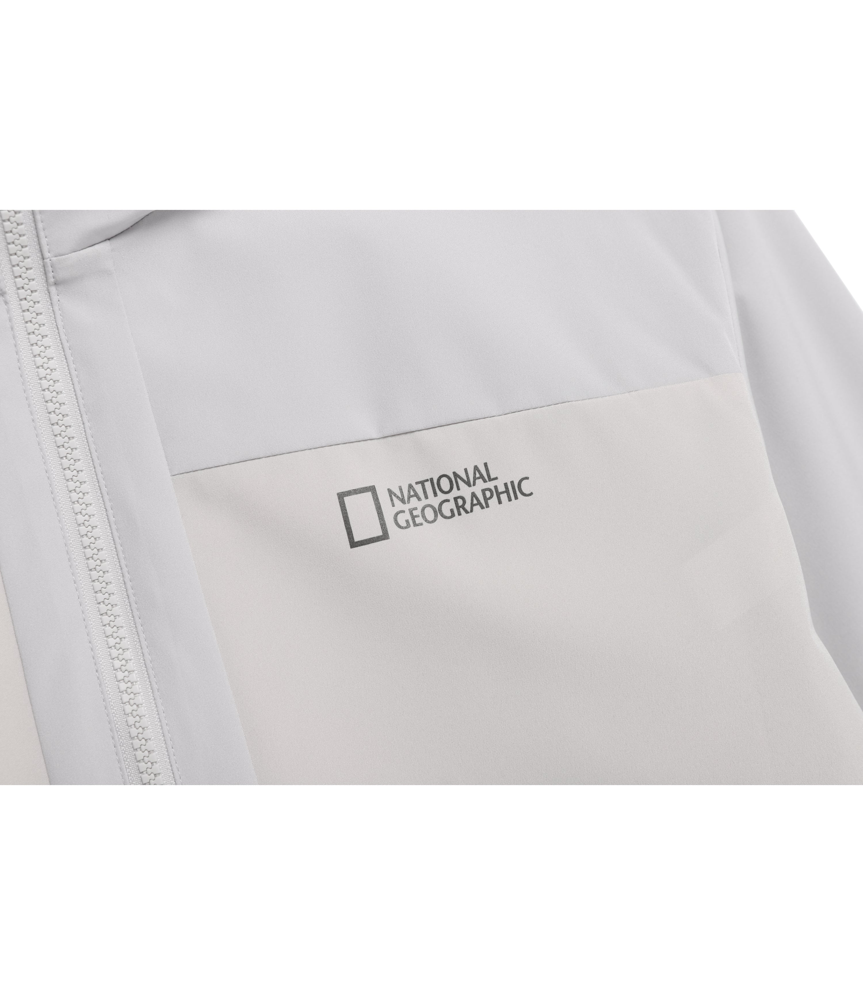 Unisex ASCELLA Color Block Detachable Hooded Jacket<br>L/GREY