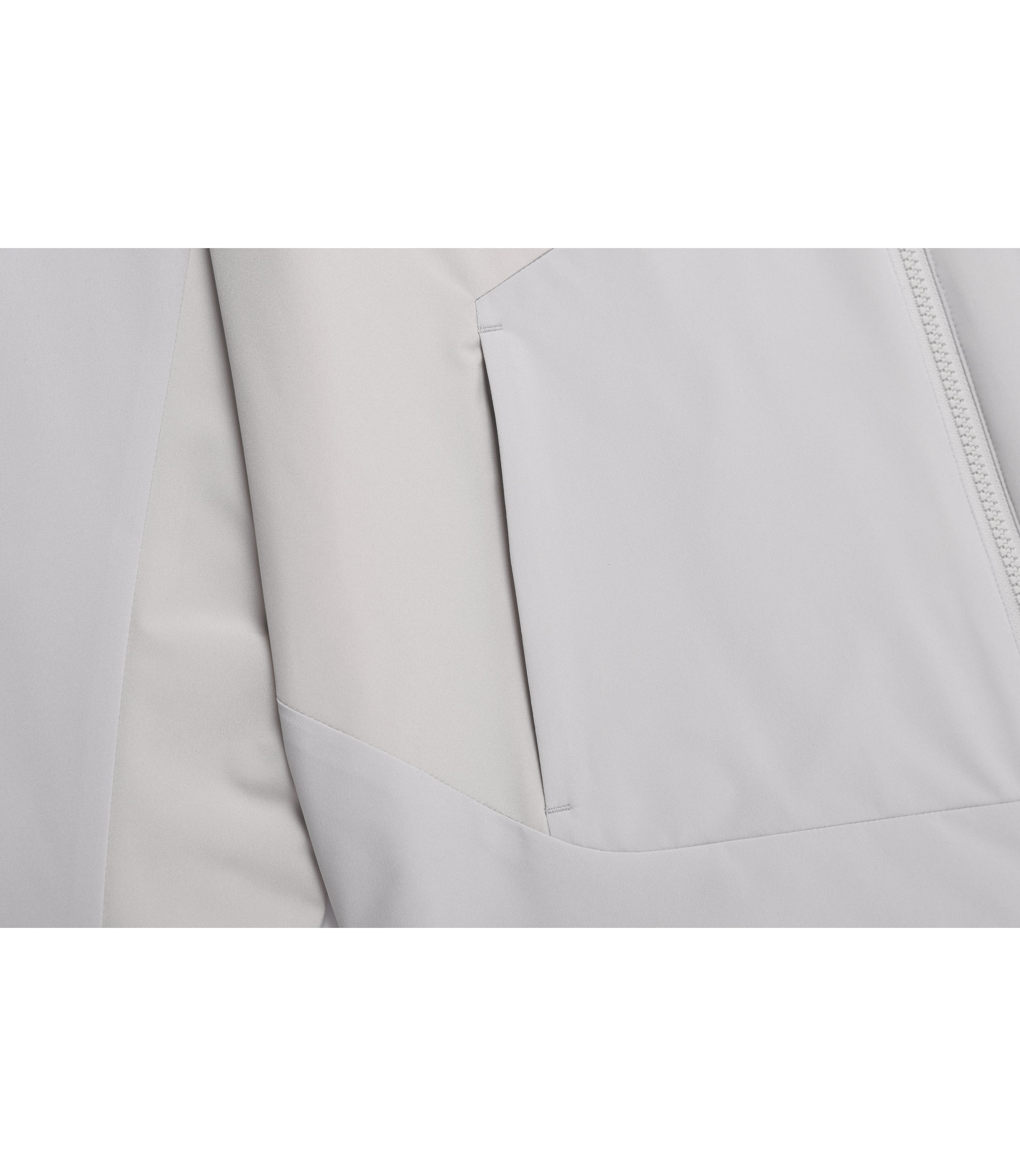 Unisex ASCELLA Color Block Detachable Hooded Jacket<br>L/GREY