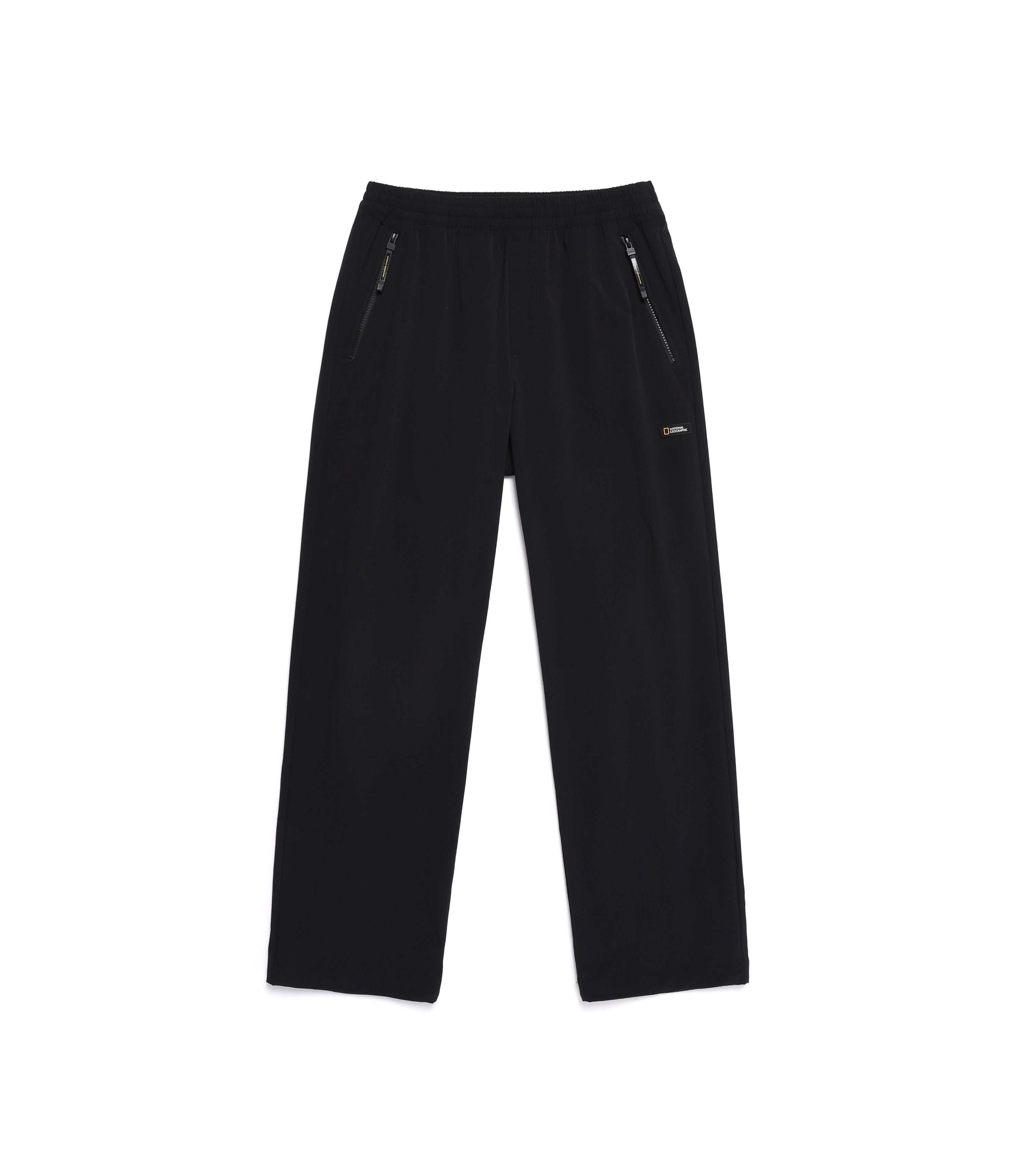 Unisex RIO Woven Stretch Straight Pants<br>CARBON BLACK