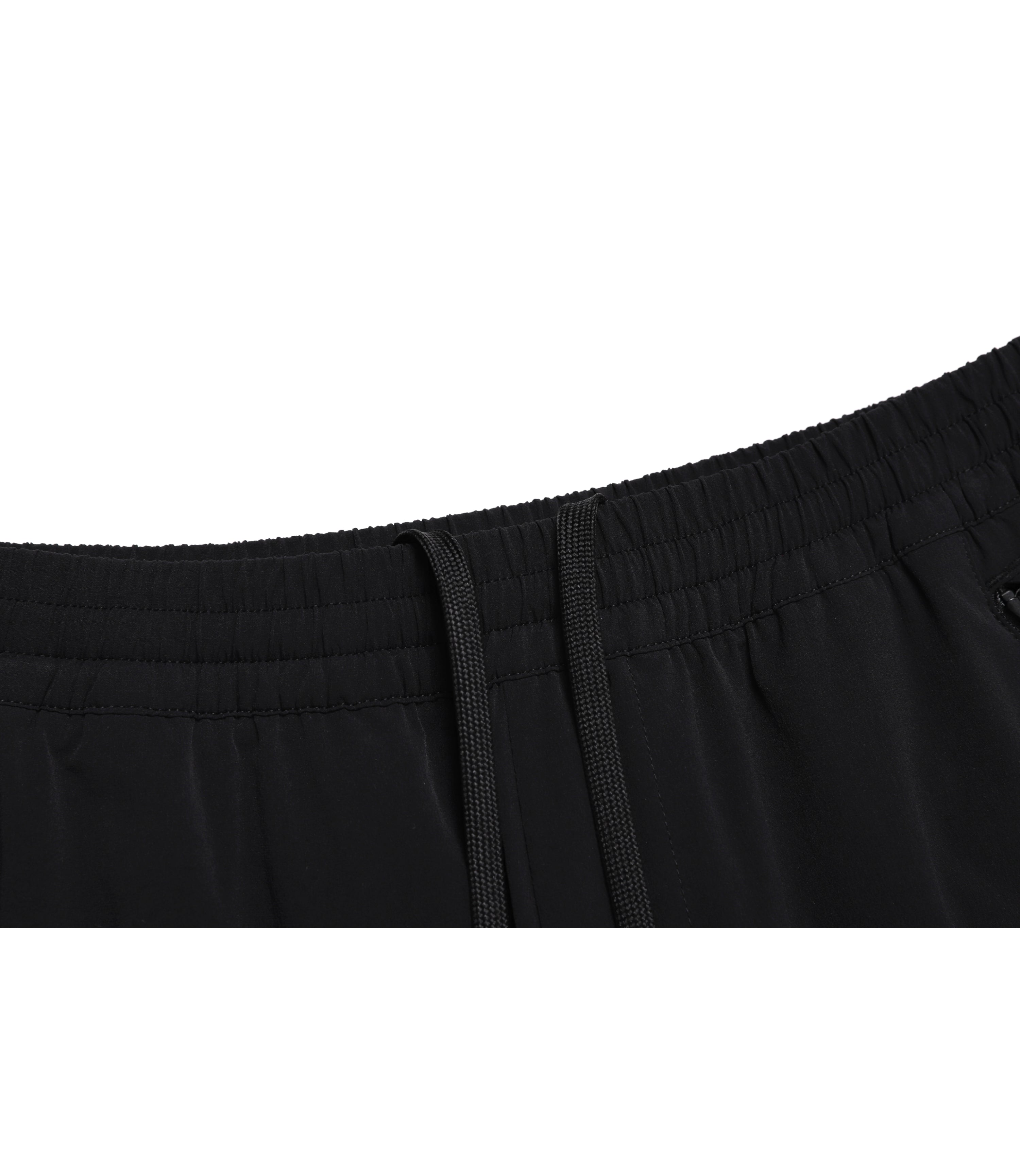 Unisex RIO Woven Stretch Straight Pants<br>CARBON BLACK
