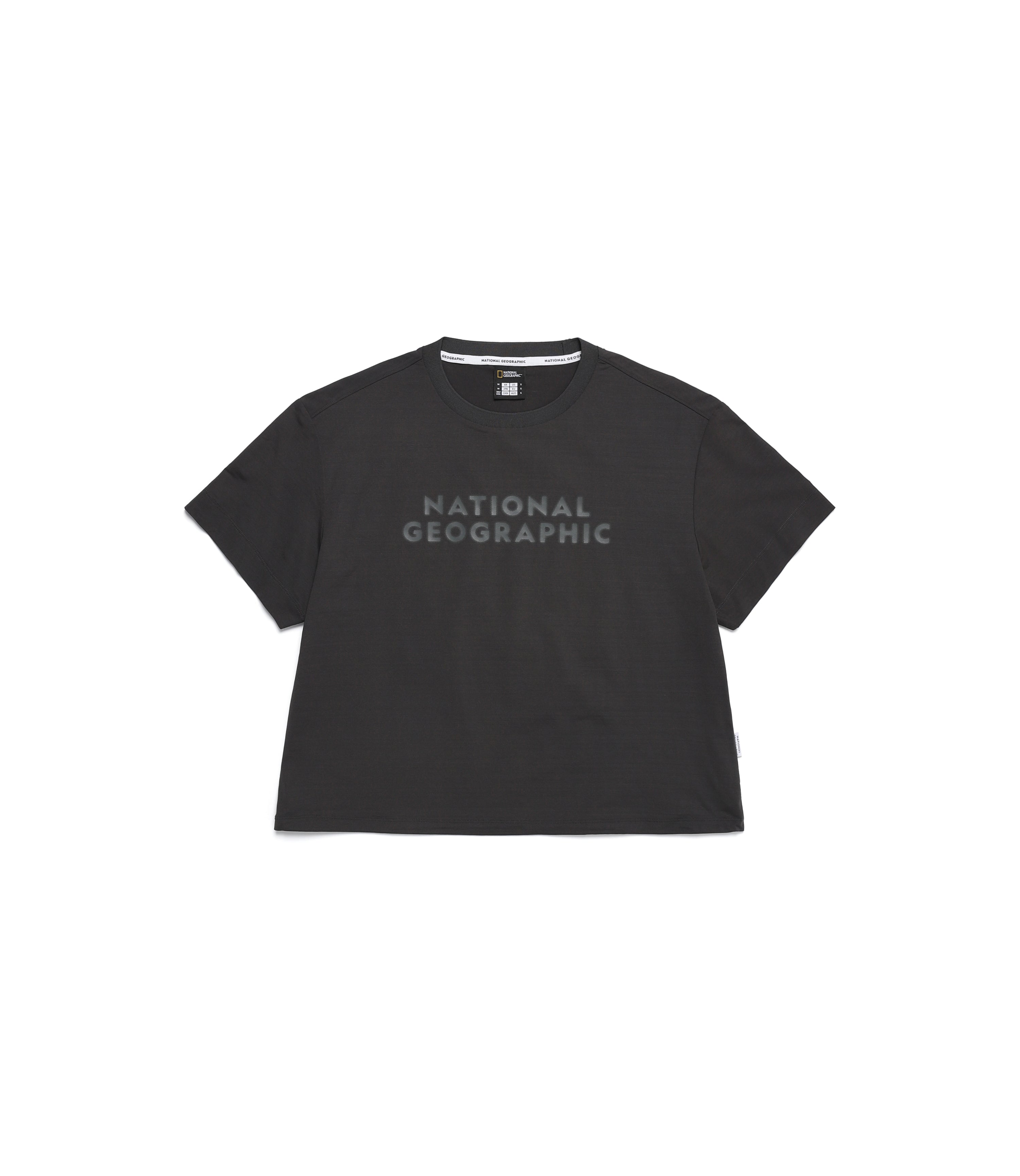 Women's Frozen Air Graphic Short Sleeve Tee<br>CHARCOAL