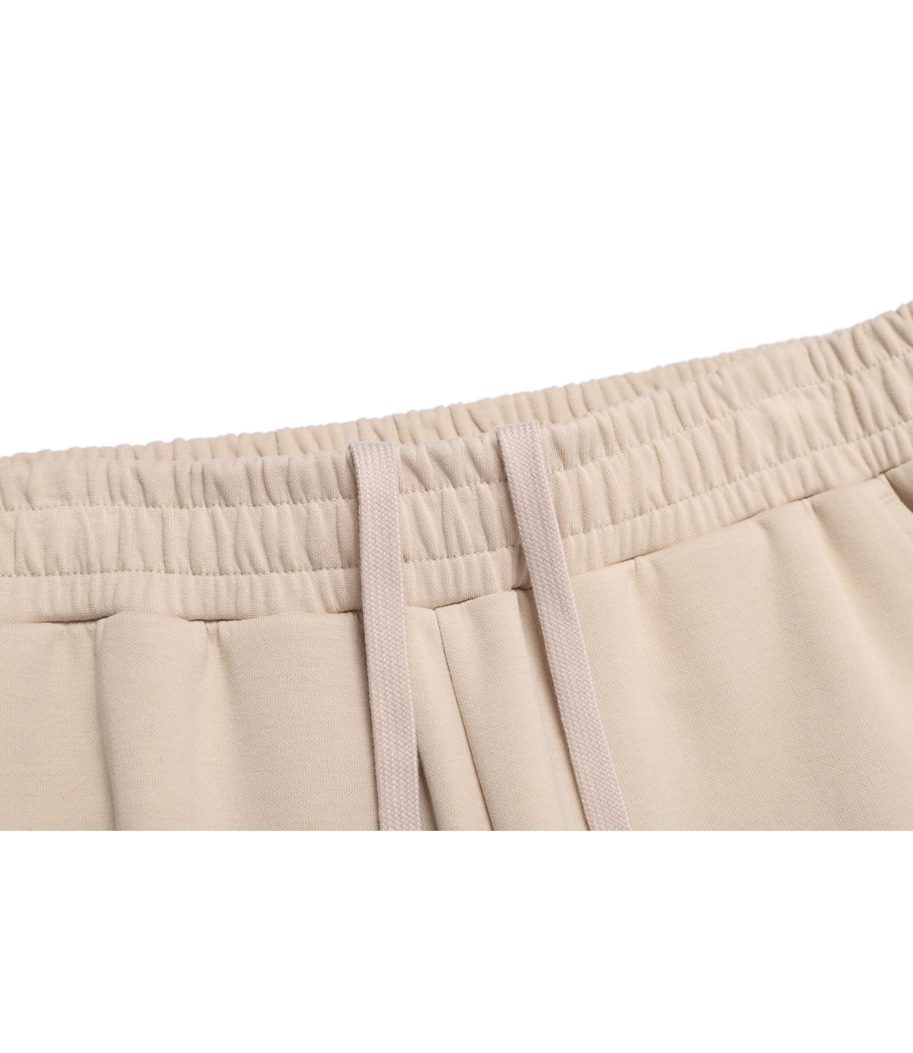 Unisex LONTRA Basic Fit Straight Sweatpants<br>L/BEIGE