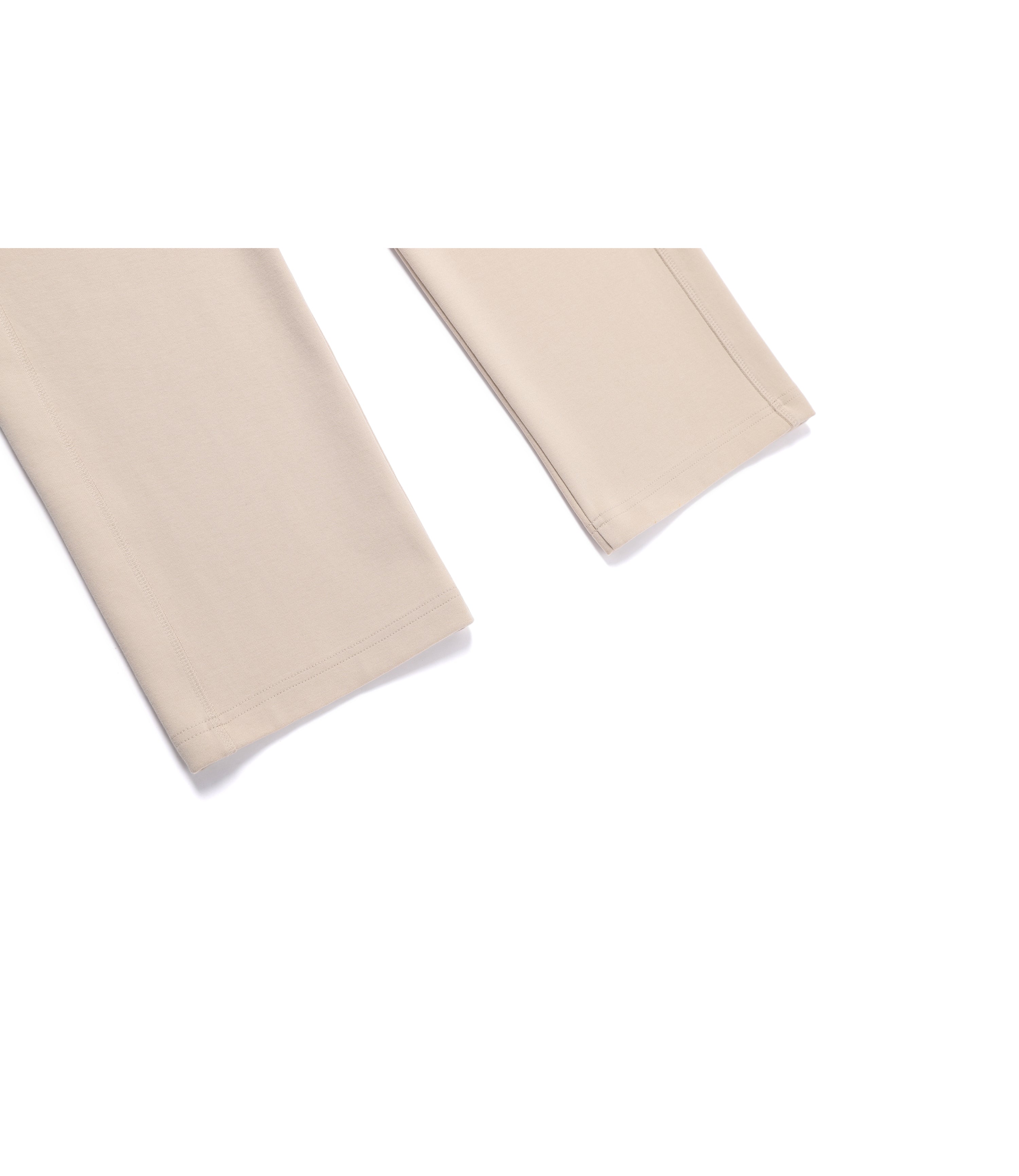 Unisex LONTRA Basic Fit Straight Sweatpants<br>L/BEIGE