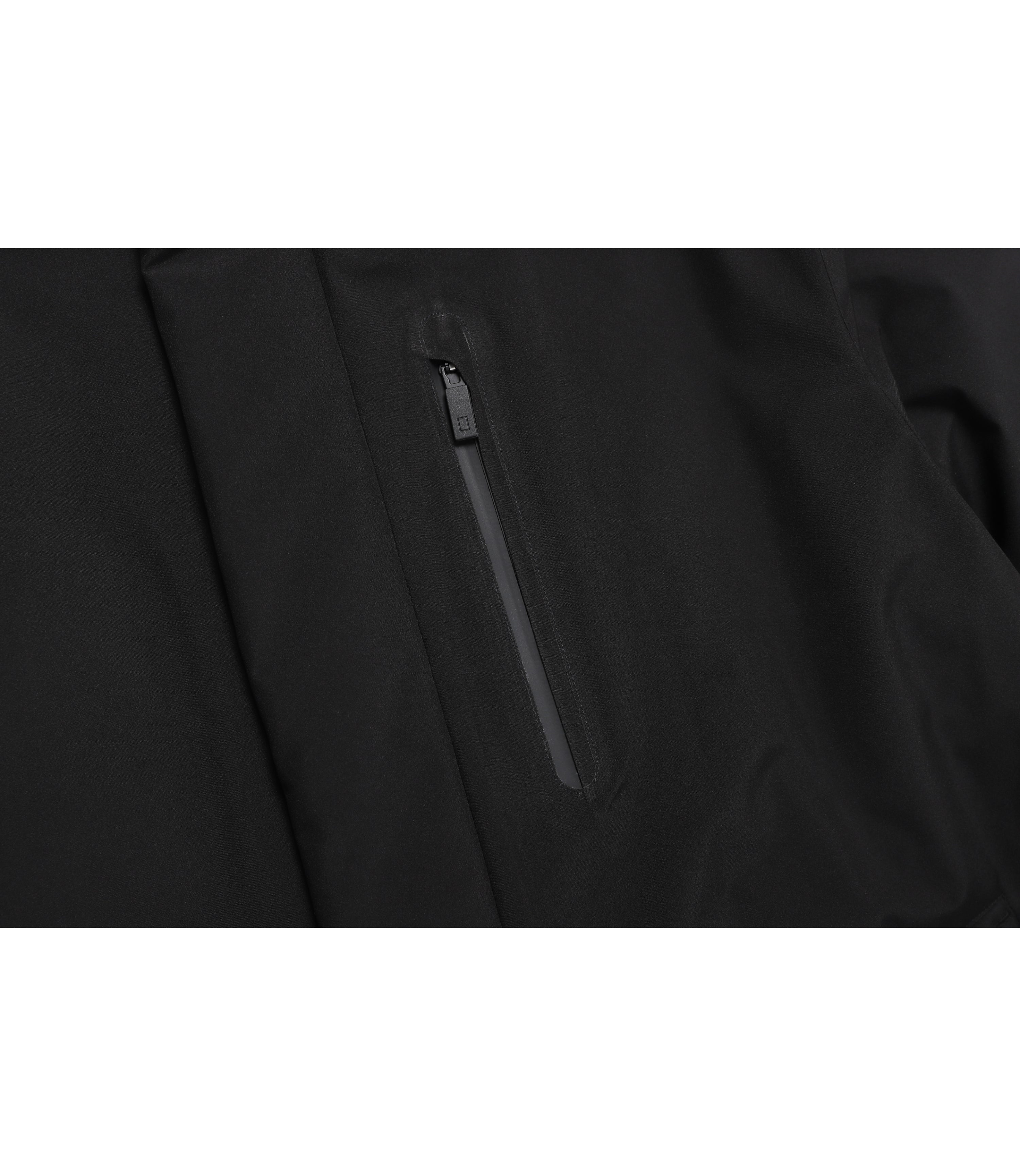 Men's Urban Coat Goose Long Down<br>BLACK