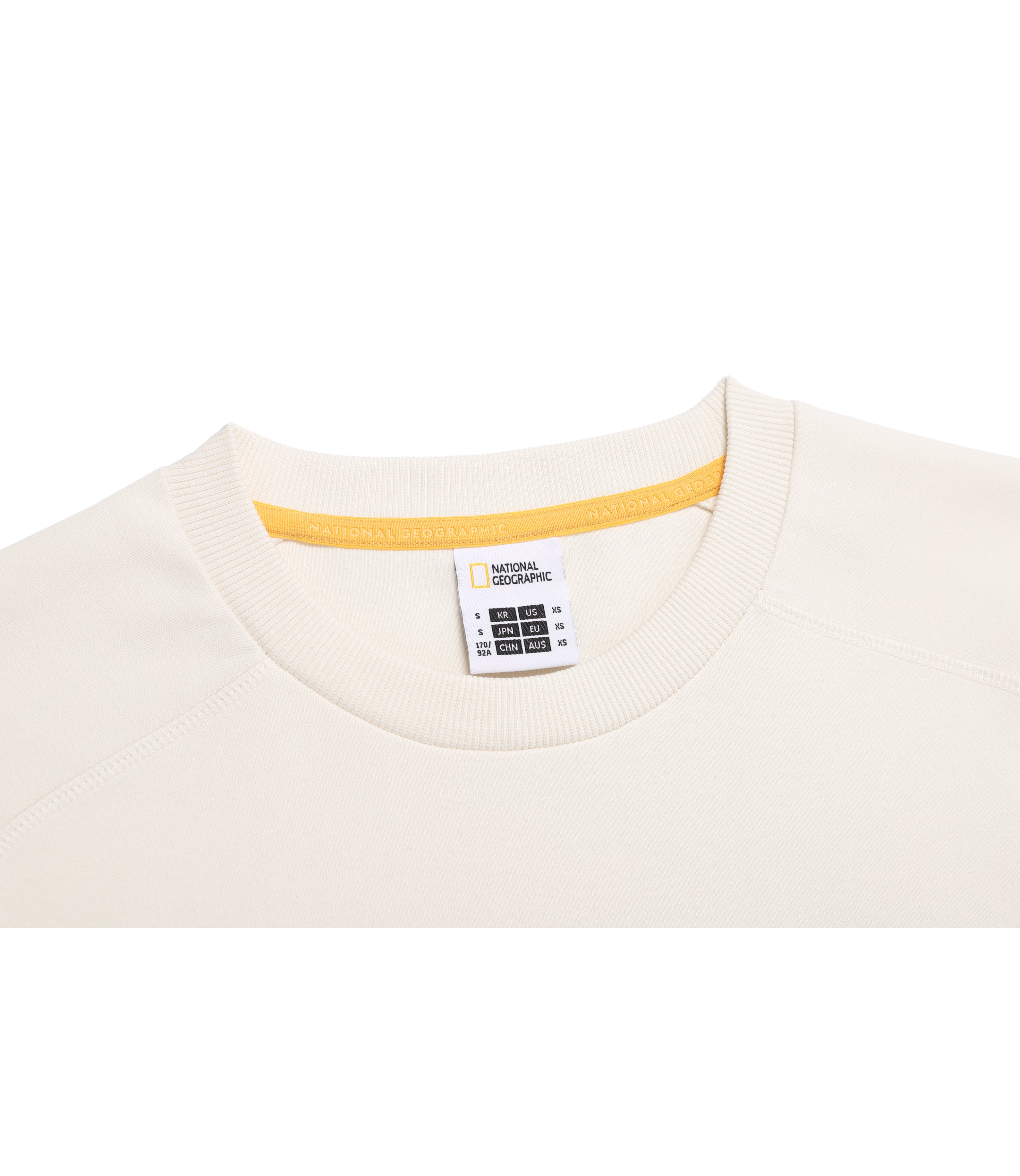 Unisex LONTRA Big Arch Logo Graphic Sweatshirt<br>IVORY