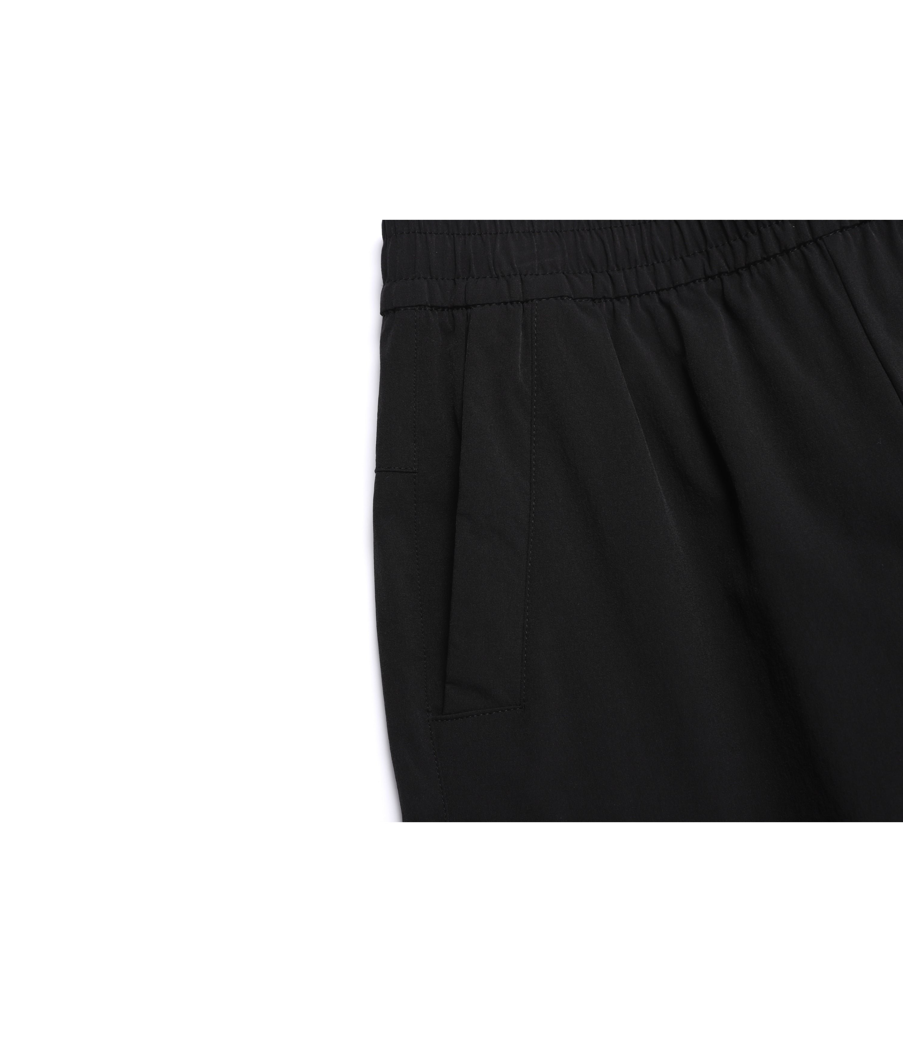 Unisex ARCHELON Woven Straight Pants<br>BLACK