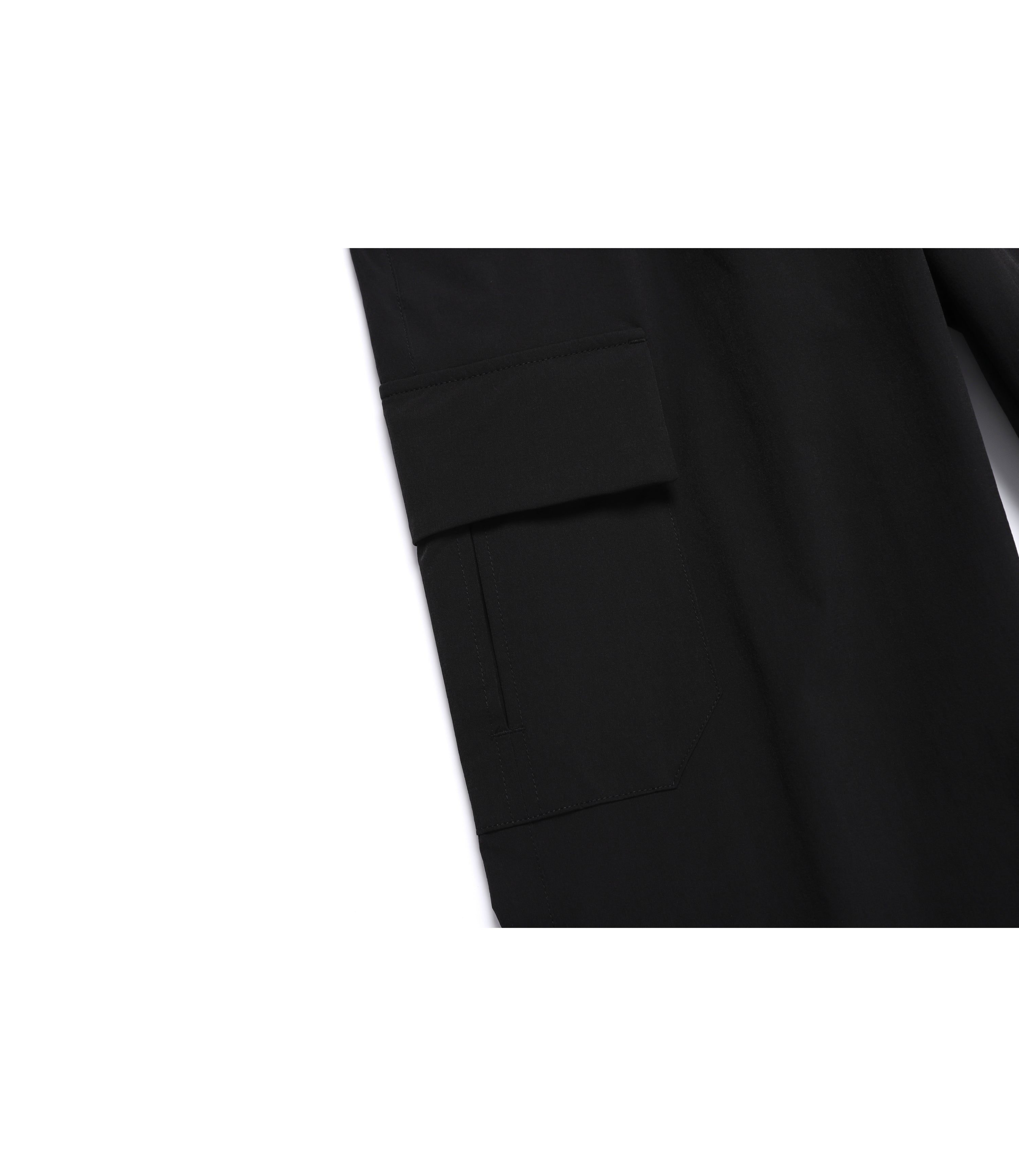 Unisex ARCHELON Woven Straight Pants<br>BLACK
