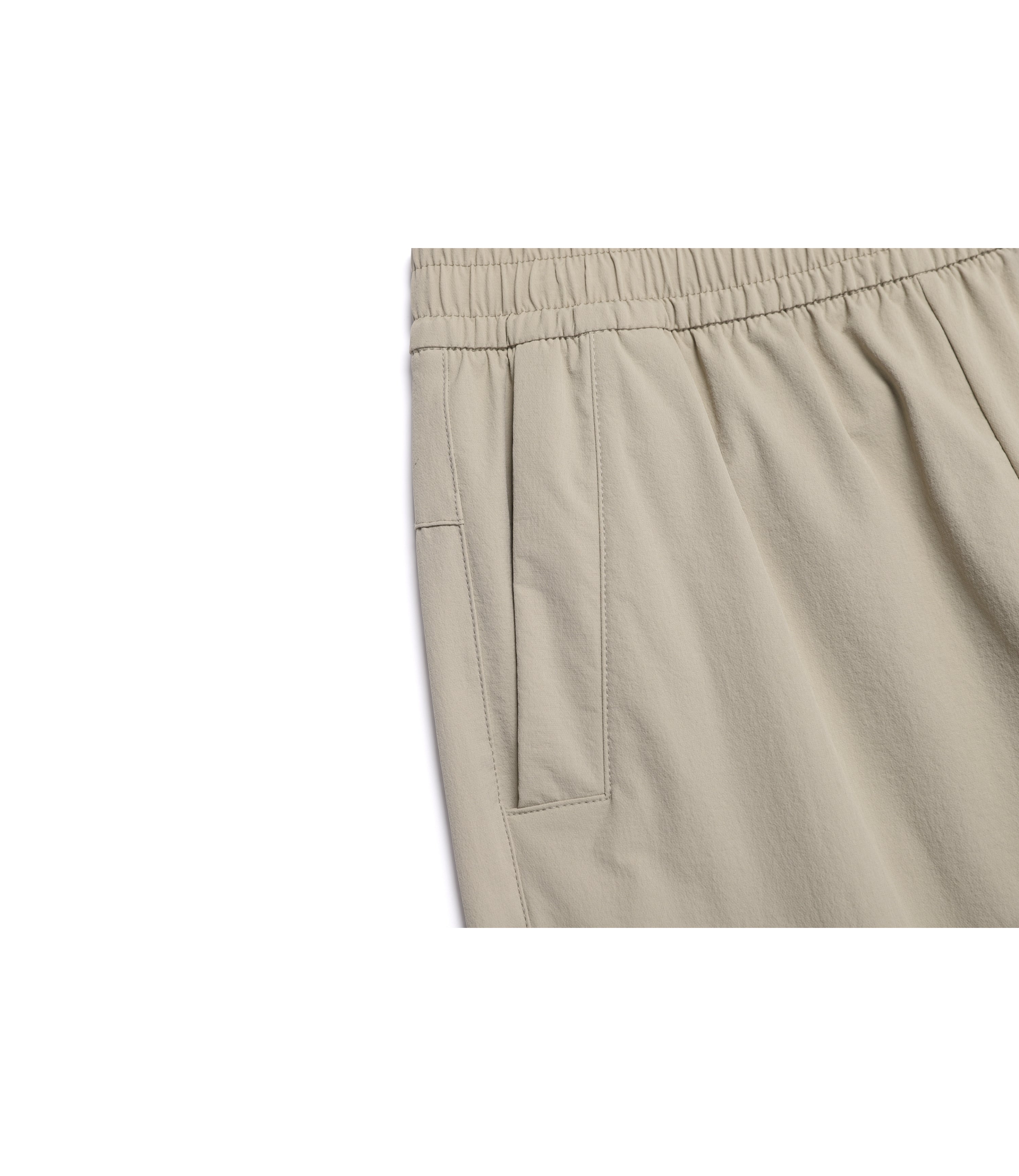 Unisex ARCHELON Woven Straight Pants<br>MOURNING BEIGE