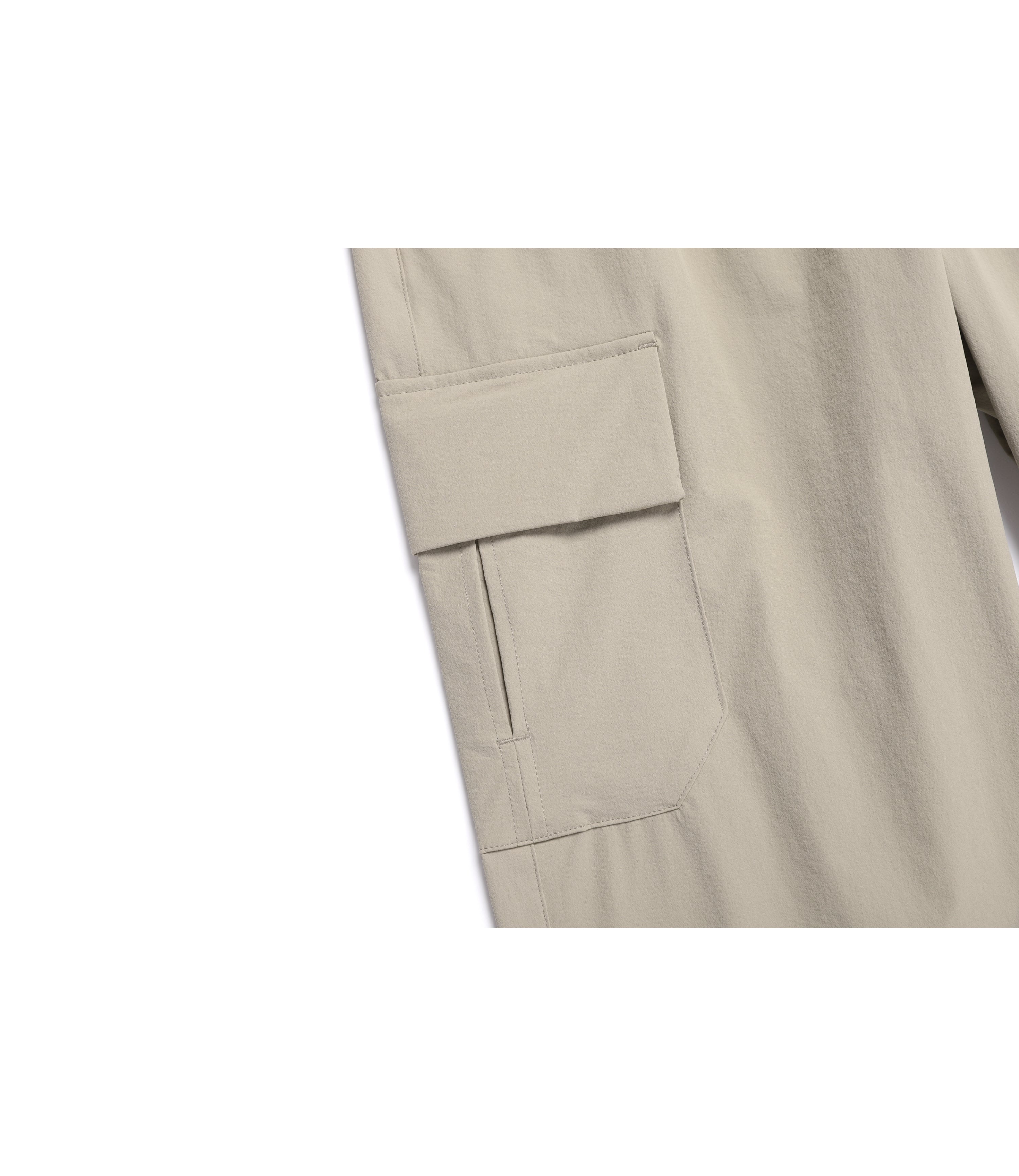 Unisex ARCHELON Woven Straight Pants<br>MOURNING BEIGE