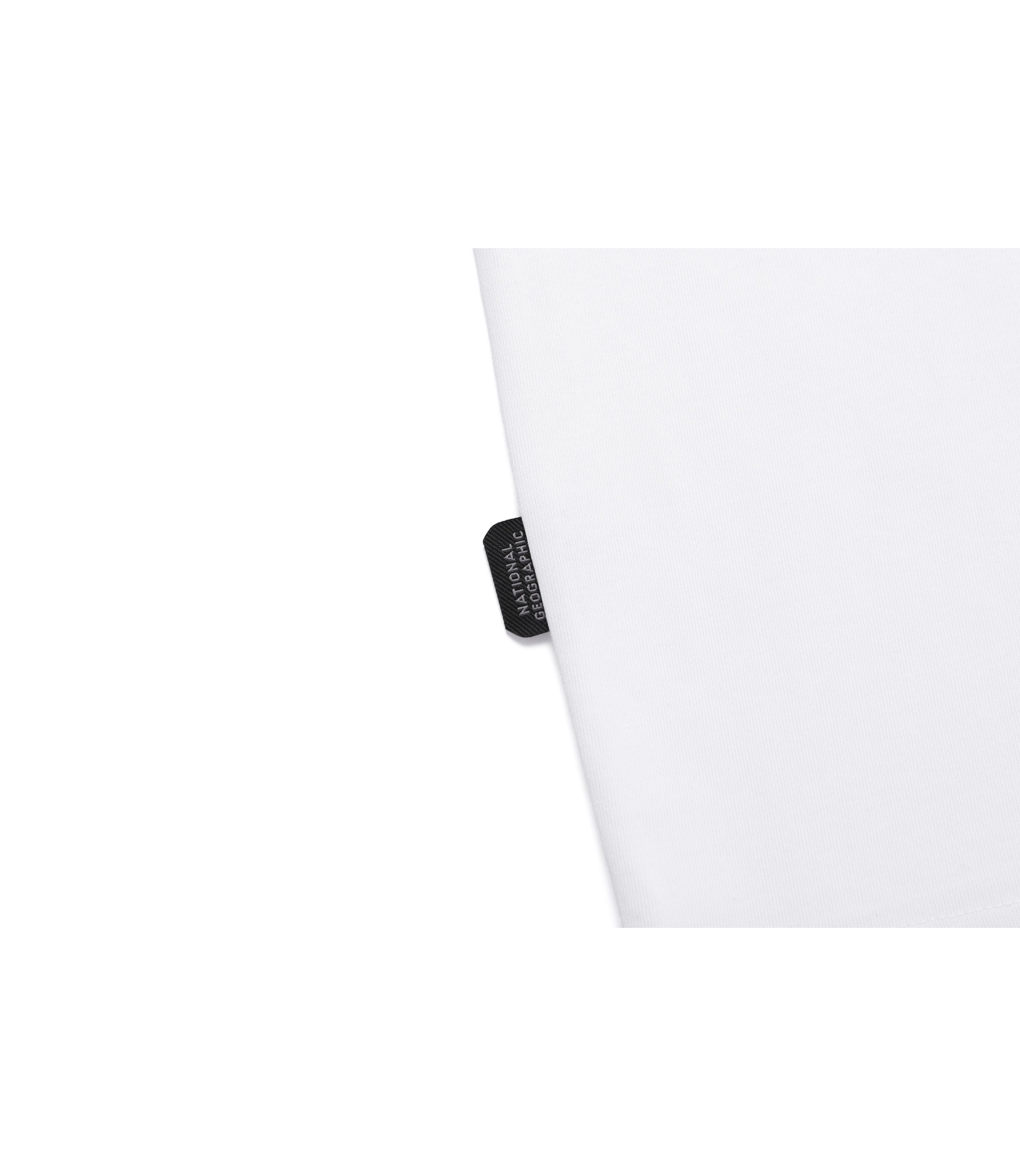 Unisex Semi-Over Fit Graphic Short Sleeve Tee<br>WHITE