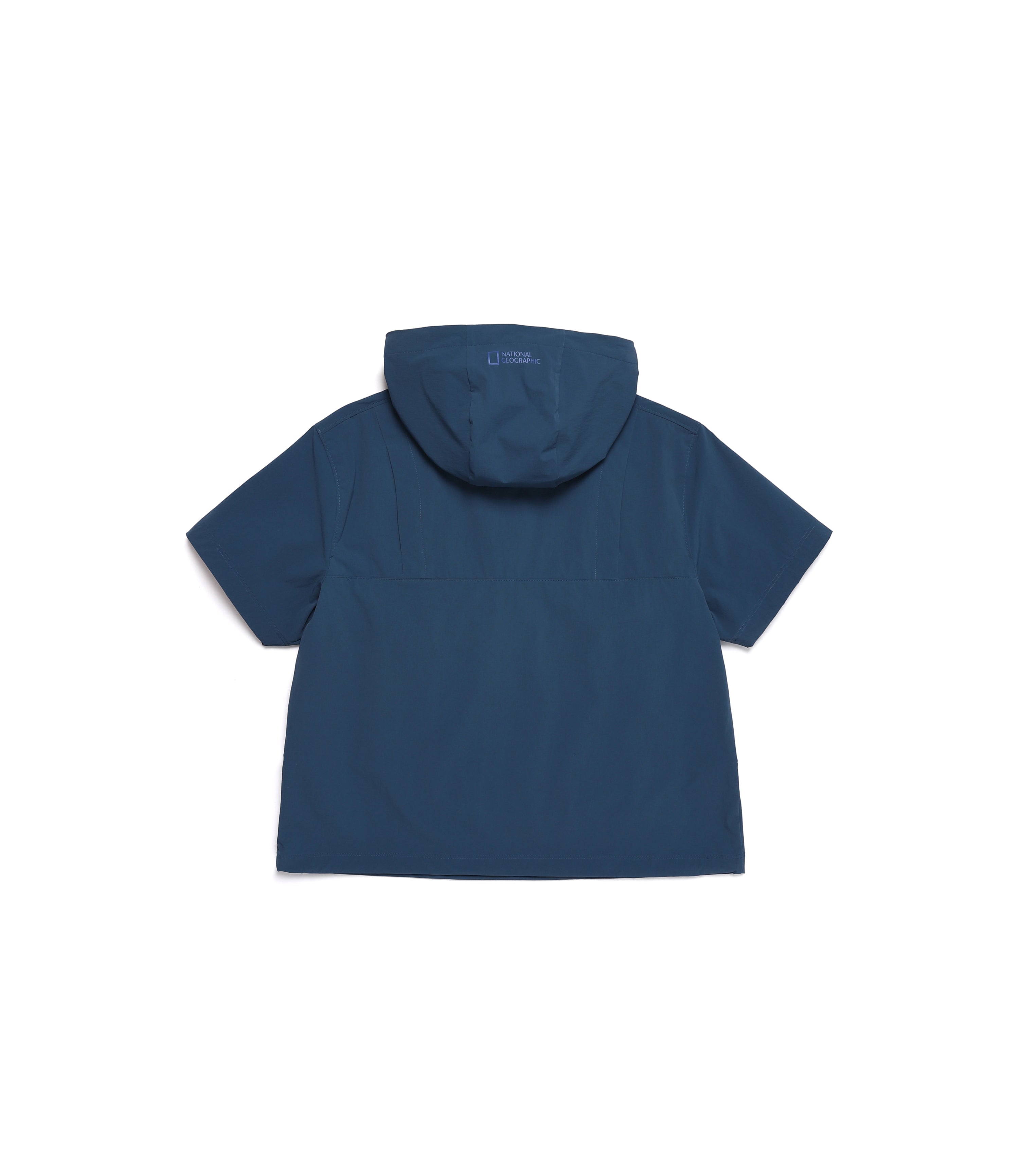 Unisex ADELIE Light Woven Stretch Short Sleeve Anorak<br>TURQUOISE