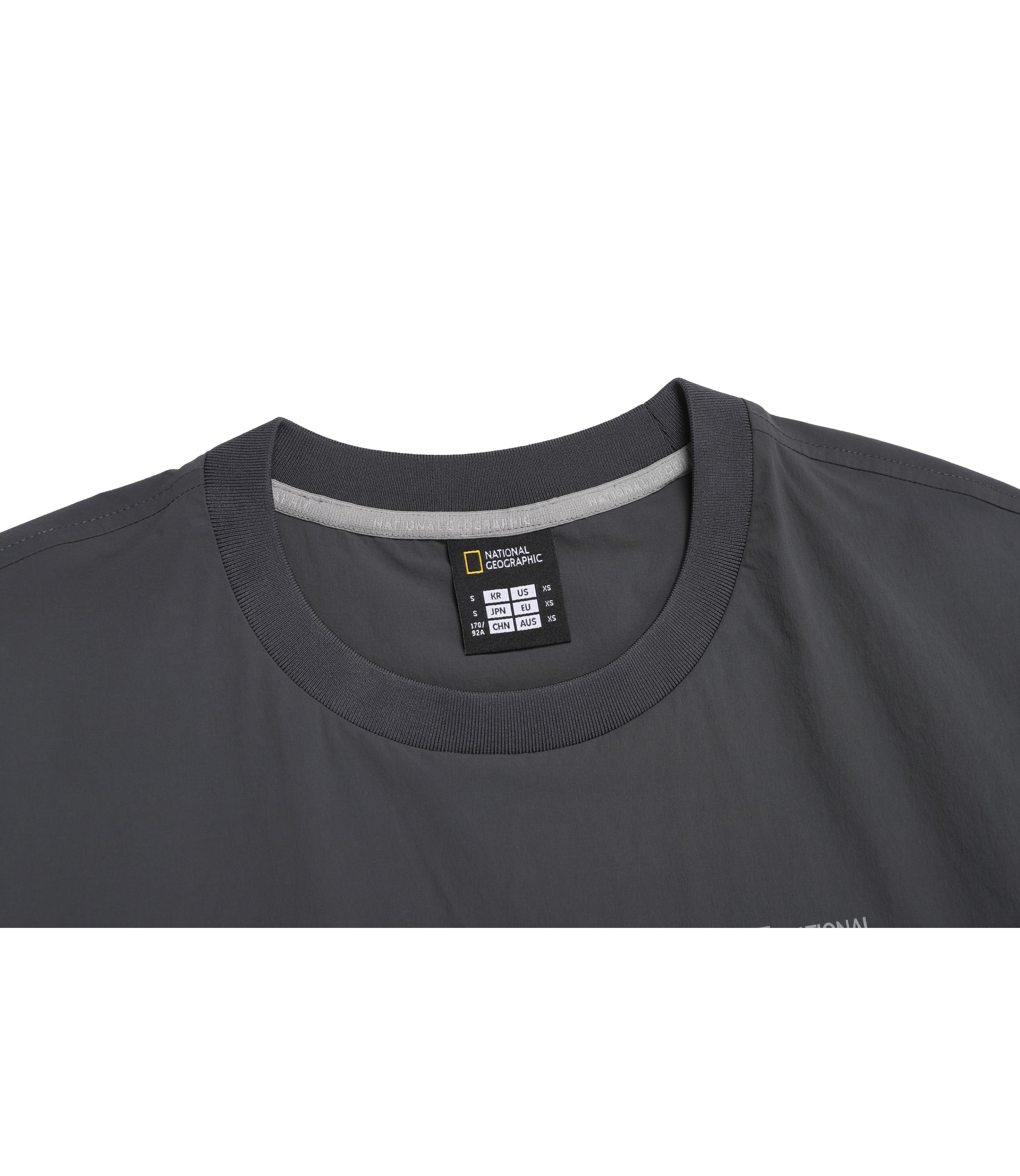 Unisex Freeze Stretch Graphic Semi-Overfit Short Sleeve Tee<br>GREY