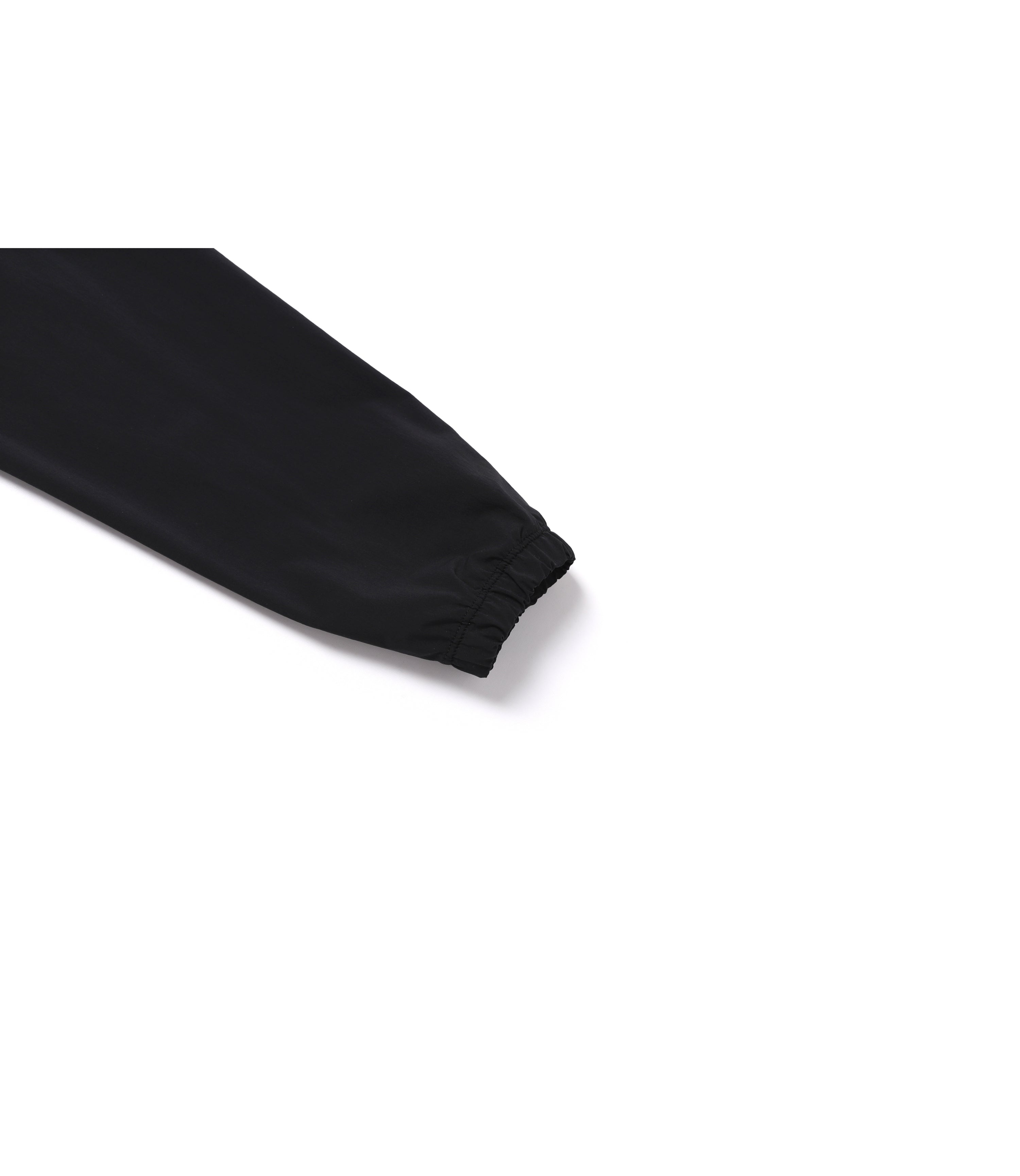 Unisex ADELIE Light Woven Stretch High Neck Jumper<br>CARBON BLACK