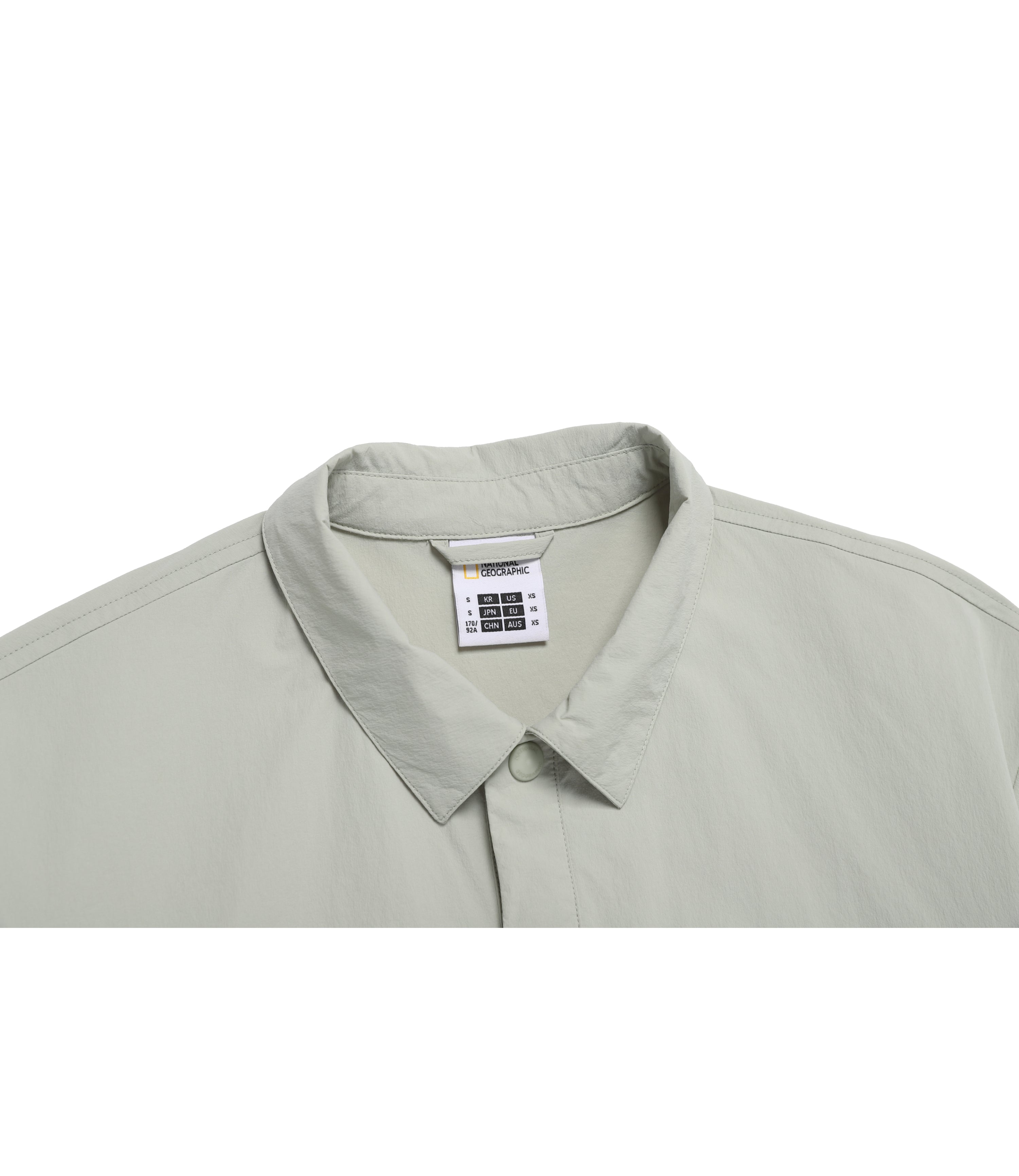Unisex Freeze Stretch Semi-Overfit Short Sleeve Collar Tee<br>JADE