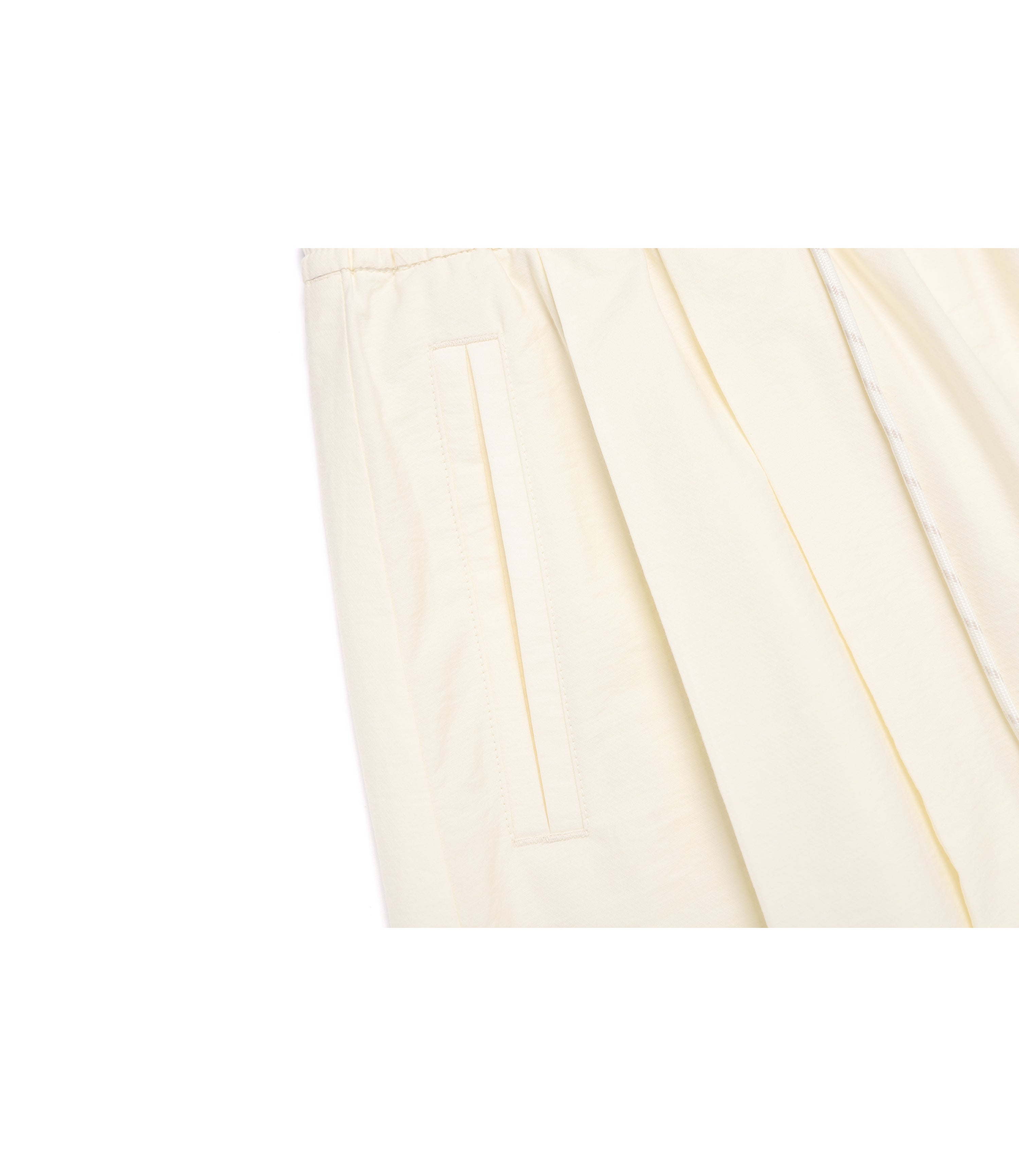 Women's Cotton A-Line Pleated Skirt<br>IVORY