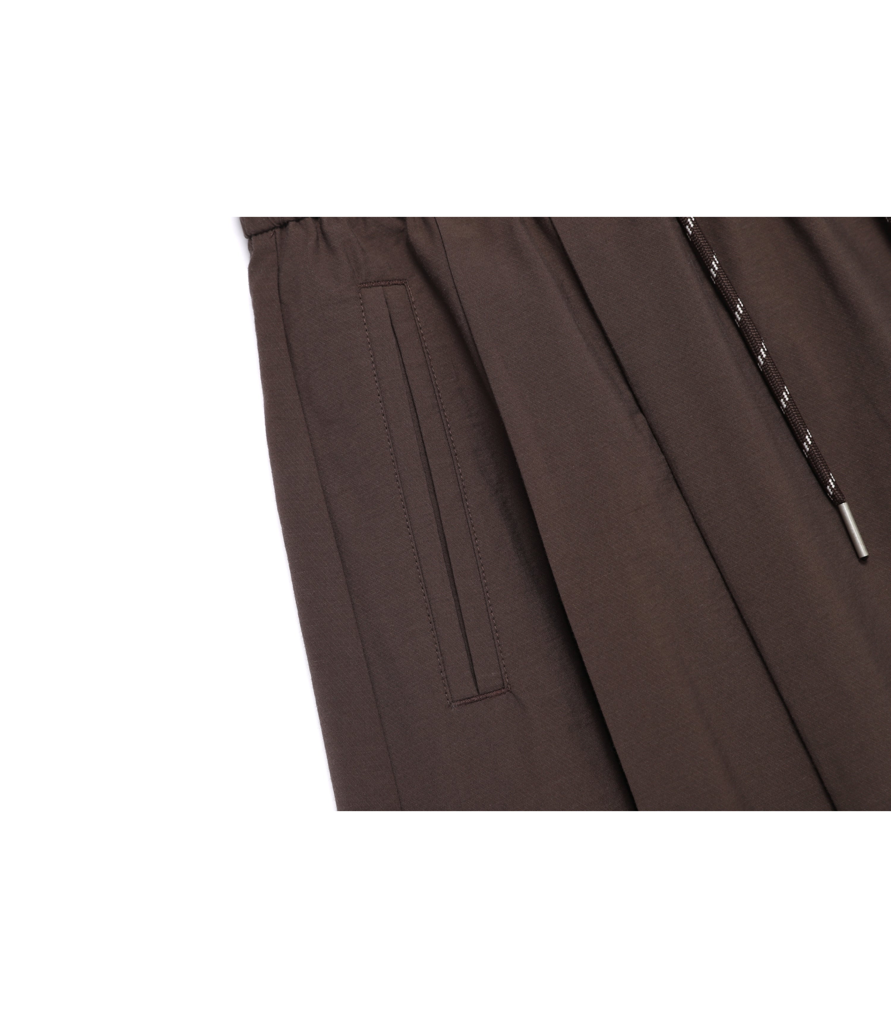 Women's Cotton A-Line Pleated Skirt<br>BROWN