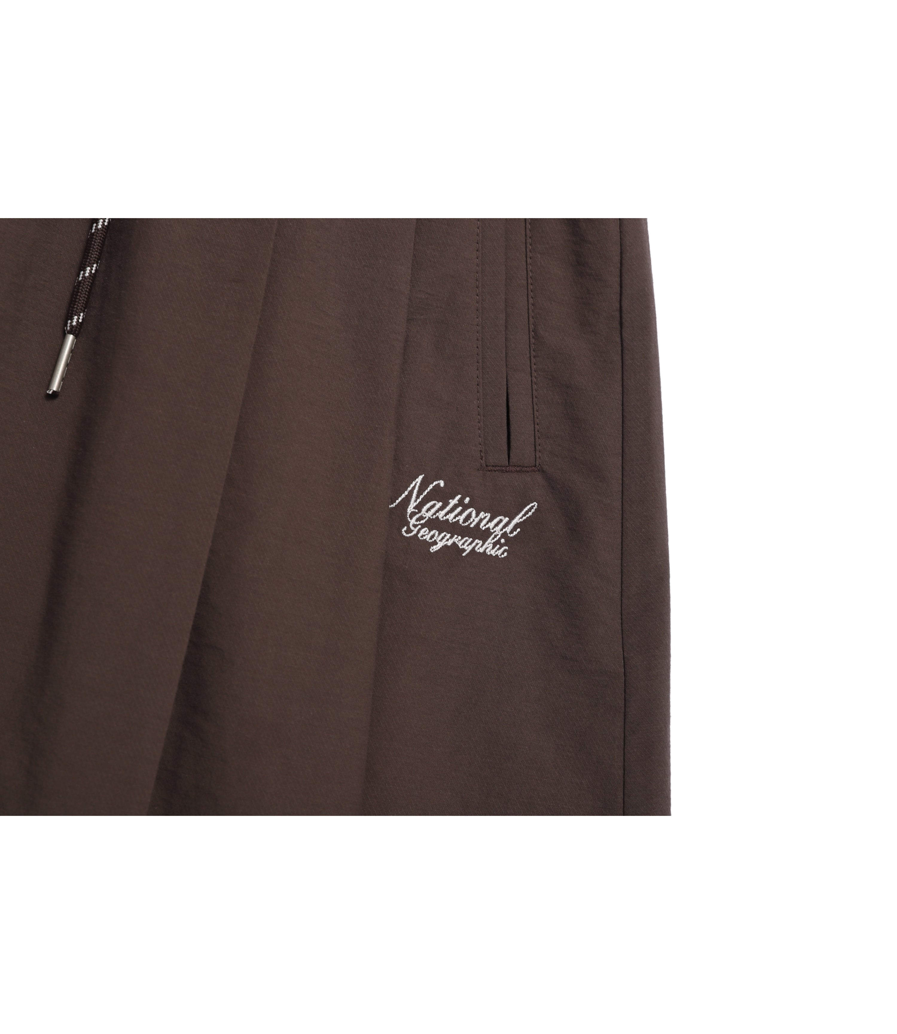 Women's Cotton A-Line Pleated Skirt<br>BROWN