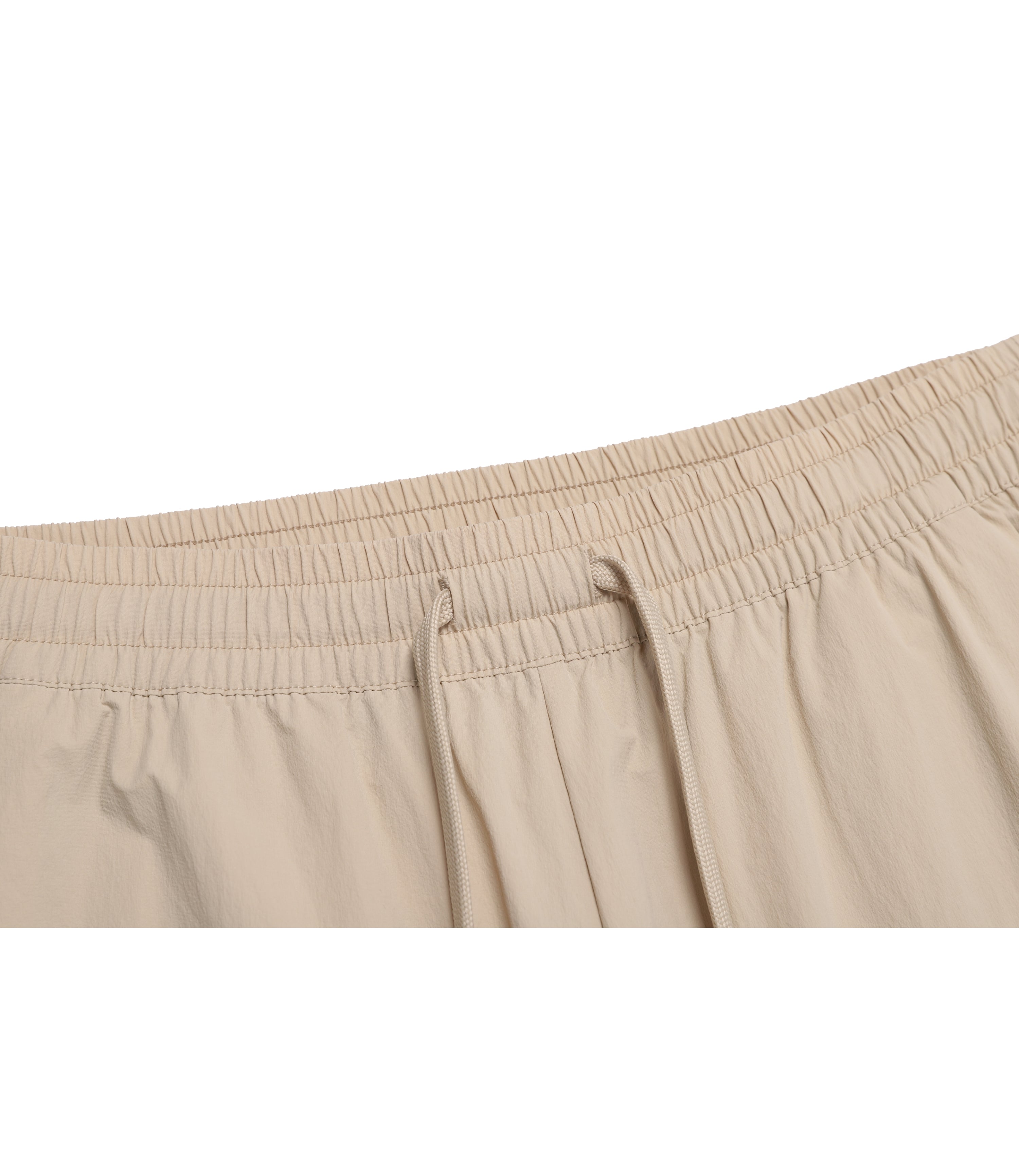Unisex ADELIE Stretch One Tuck Semi-Loose Fit Straight Pants<br>L/BEIGE