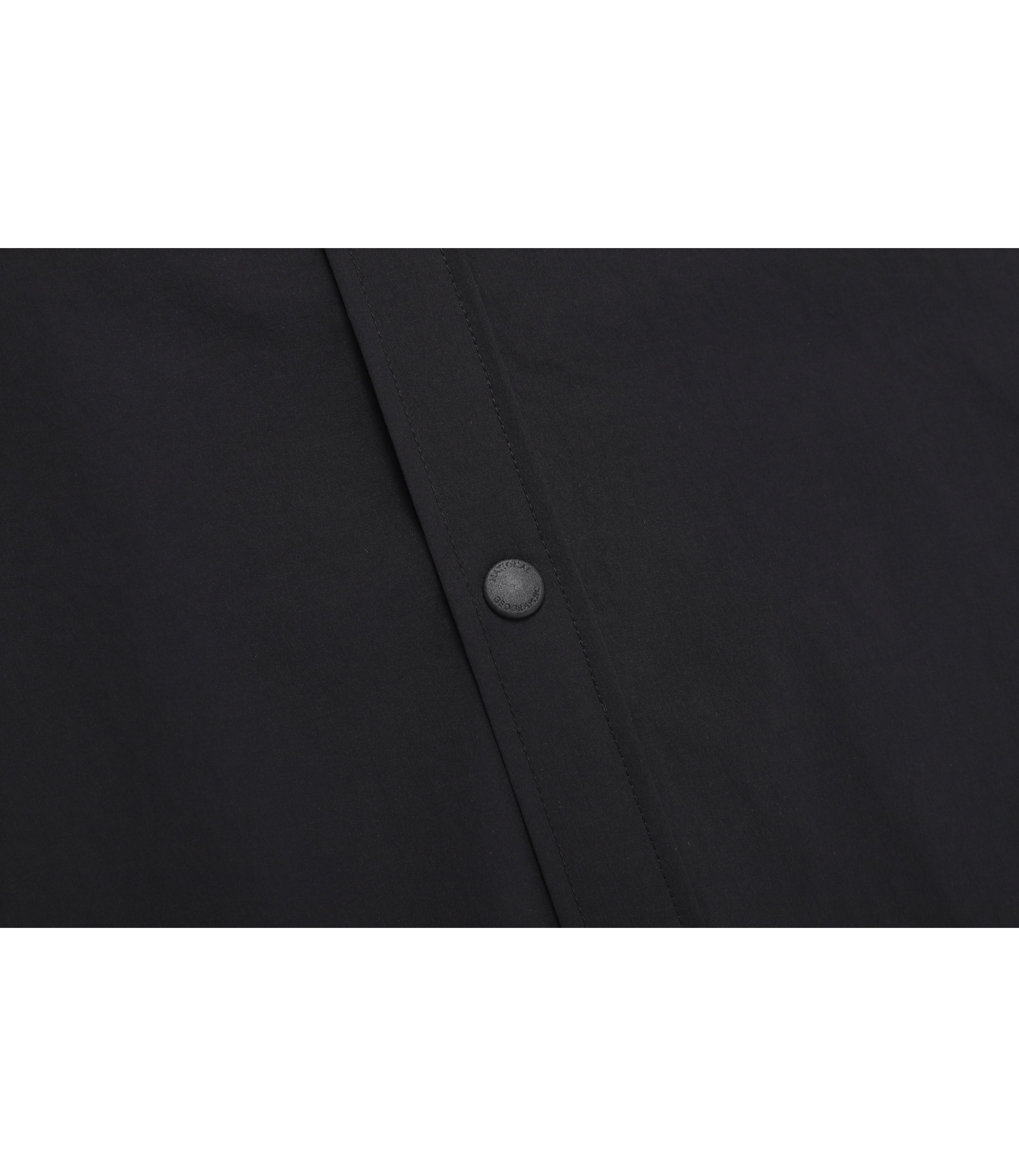 Unisex Freeze Stretch Semi-Overfit Short Sleeve Shirt<br>BLACK