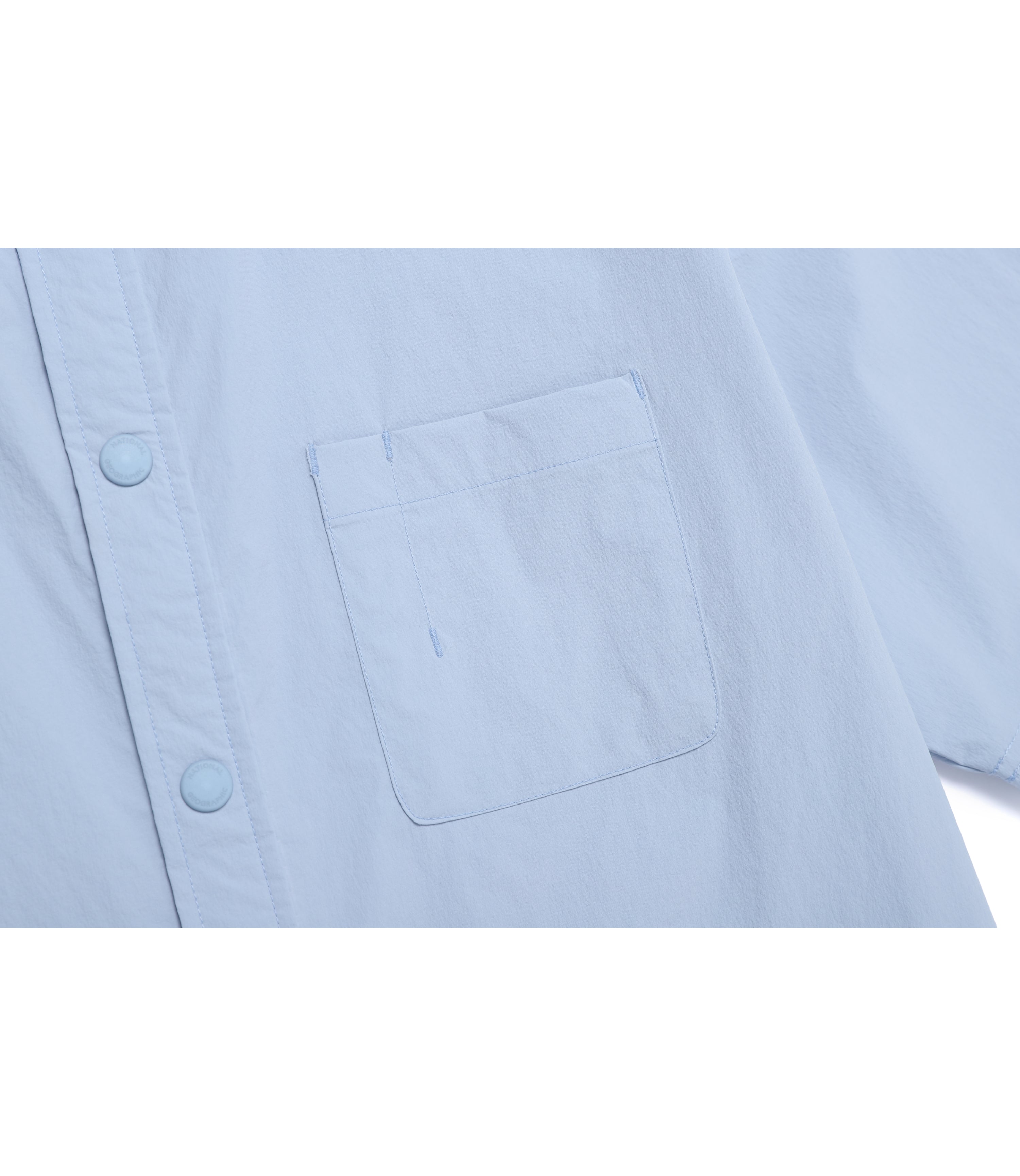 Unisex Freeze Stretch Semi-Overfit Short Sleeve Shirt<br>STORM BLUE