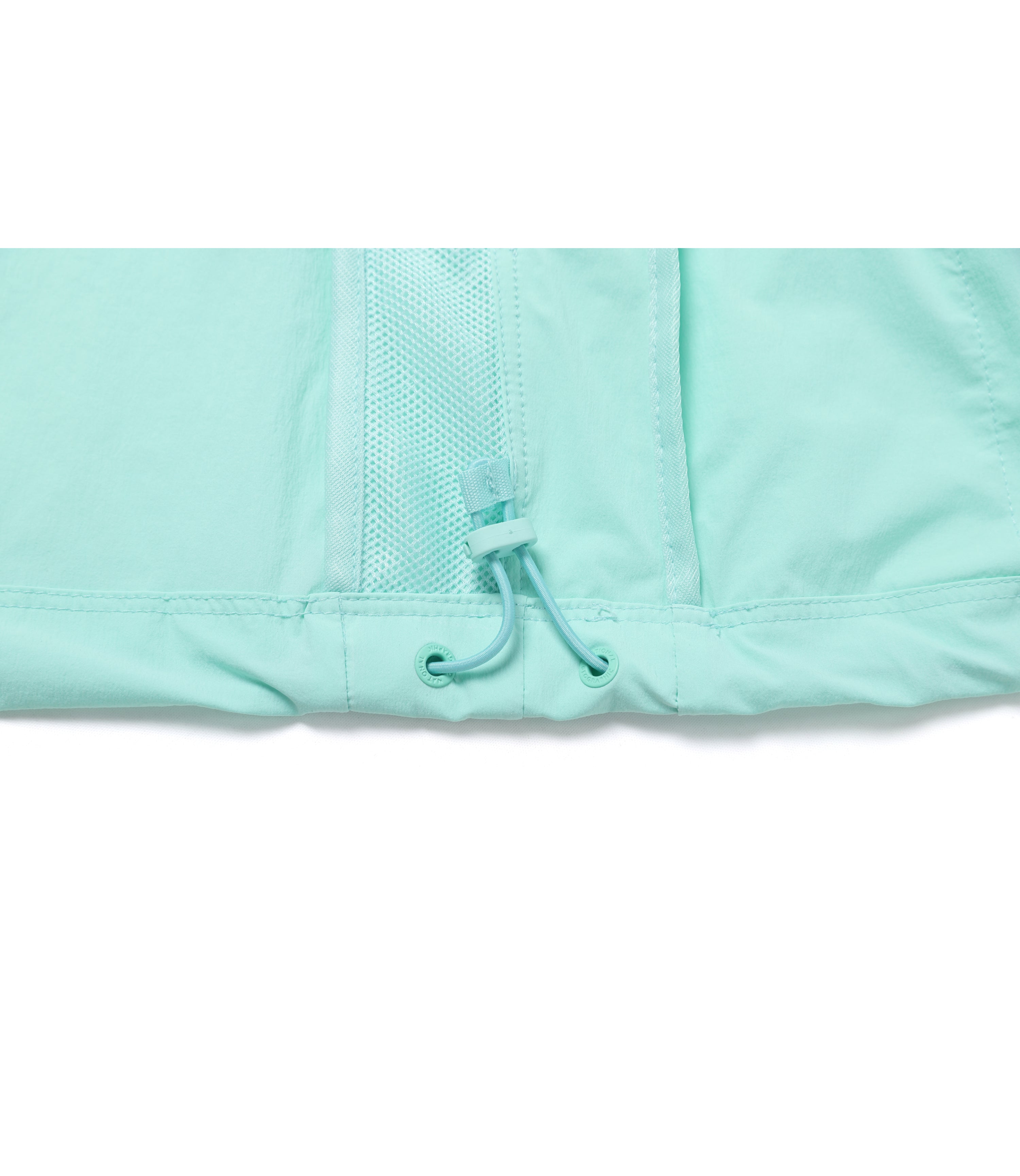 Unisex ADELIE Light Woven Stretch Full Zip-Up Hooded Jumper<br>MINT