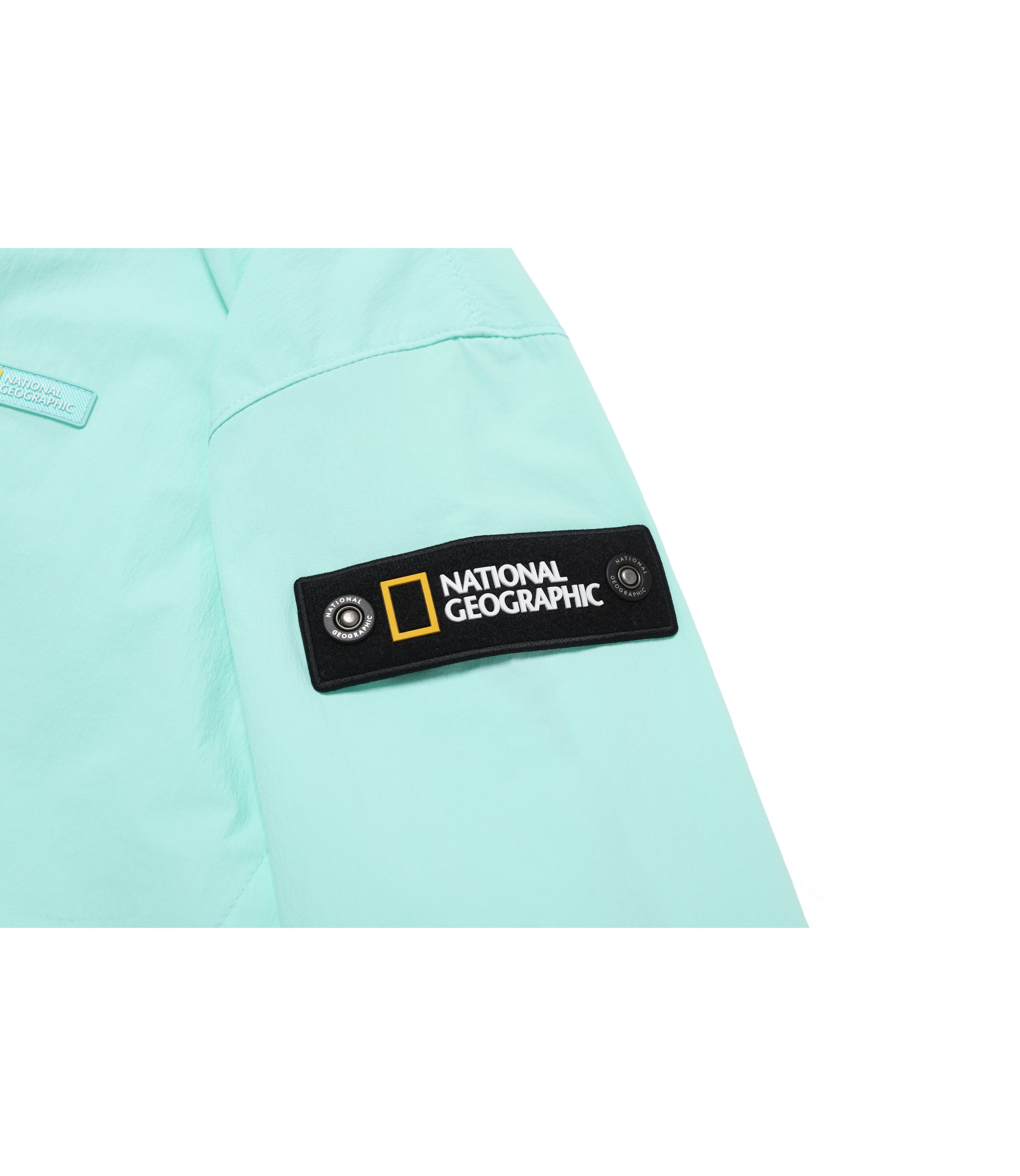 Unisex ADELIE Light Woven Stretch Full Zip-Up Hooded Jumper<br>MINT