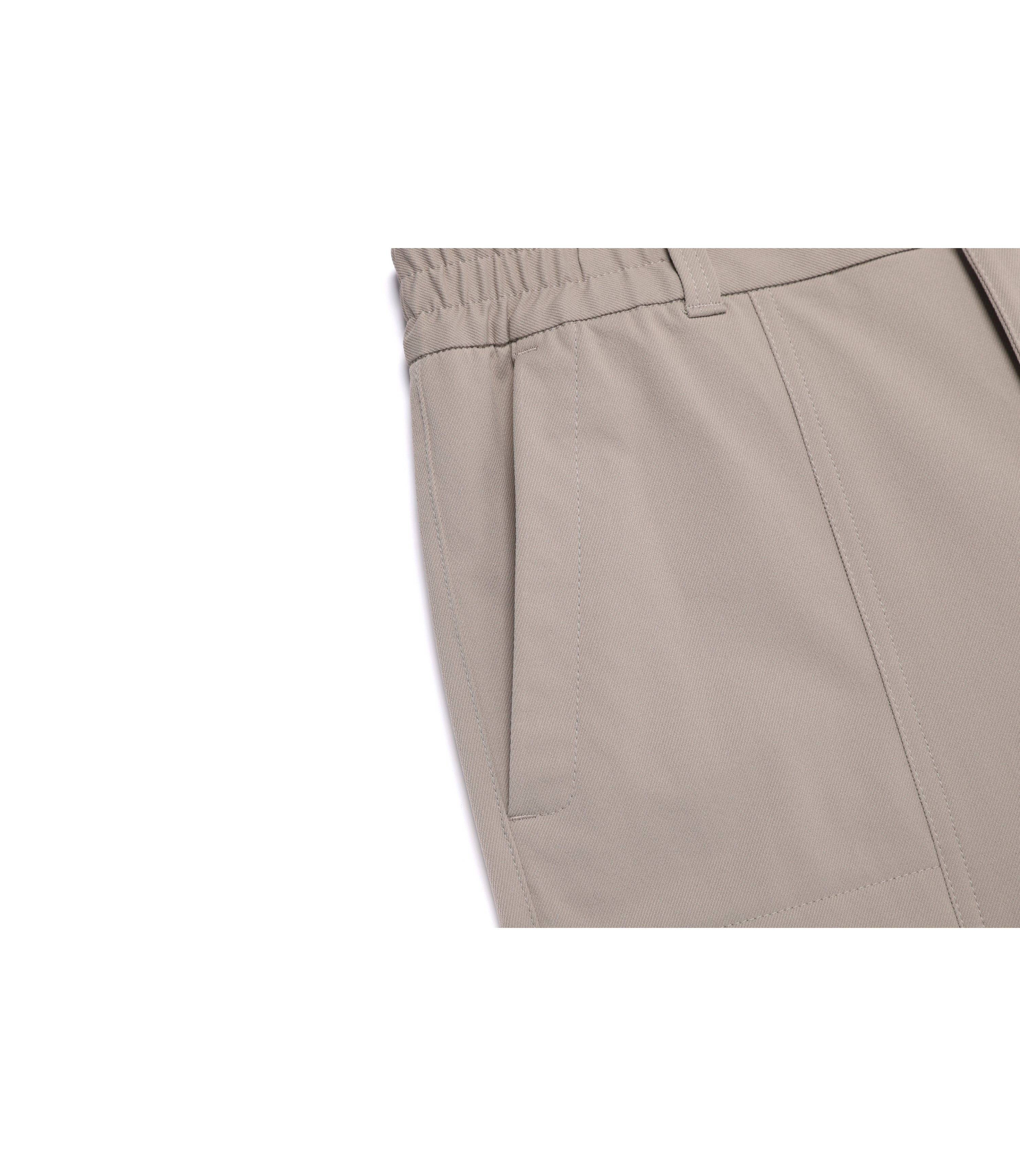 Women's TANU Basic Fit Straight Pants<br>OAK BEIGE