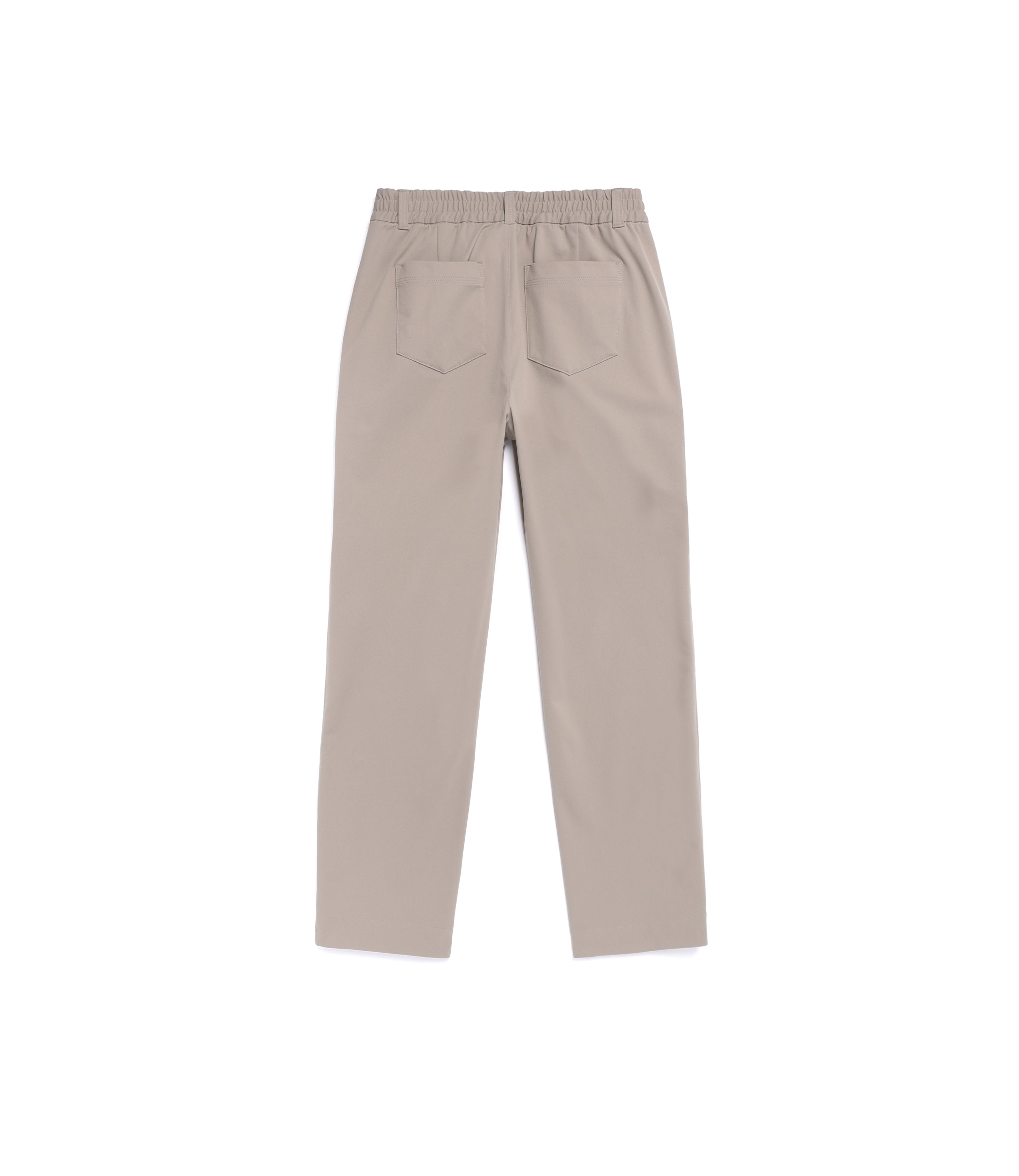 Women's TANU Basic Fit Straight Pants<br>OAK BEIGE