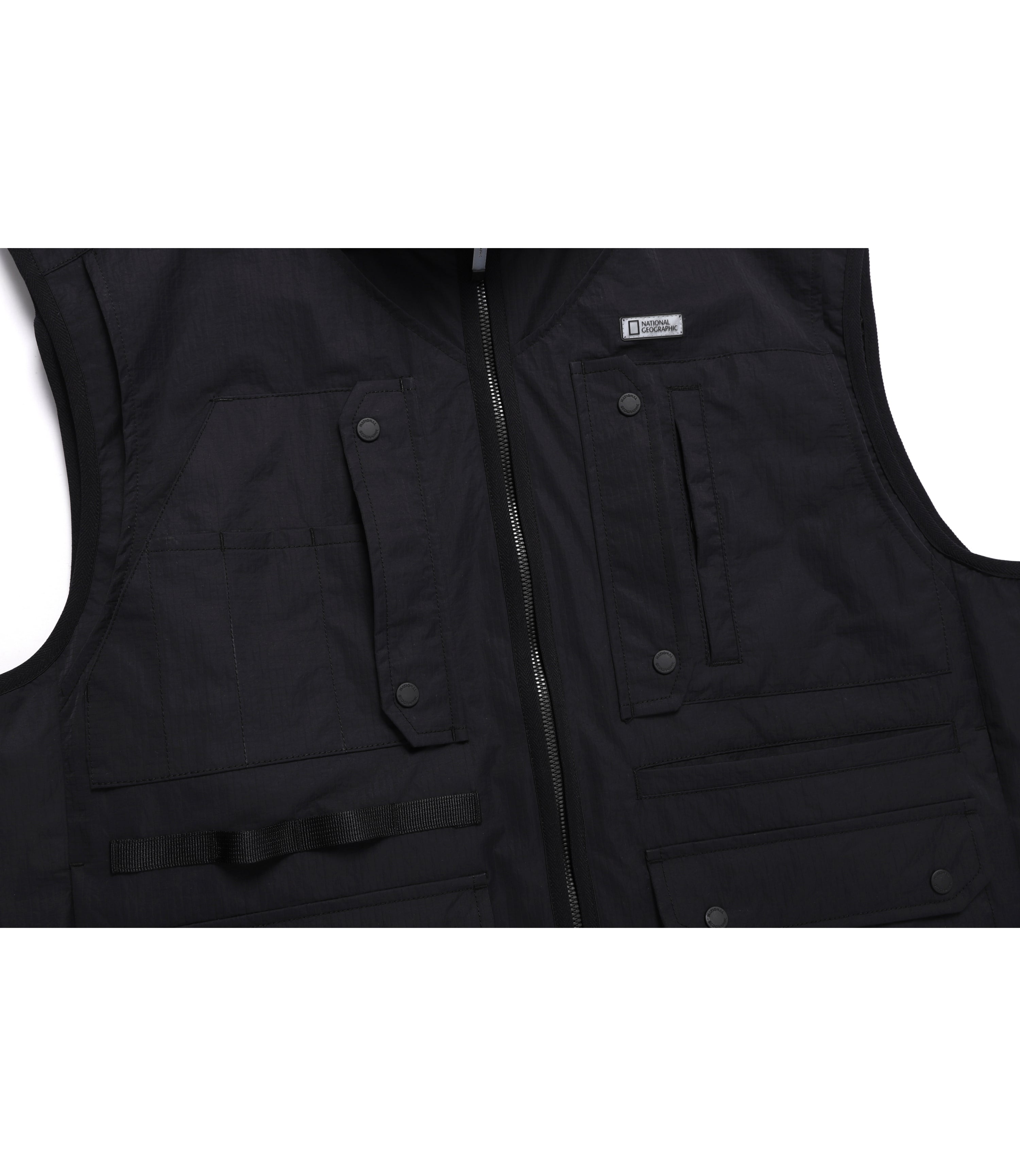 Men's NRN Hybrid Hooded Vest<br>CARBON BLACK