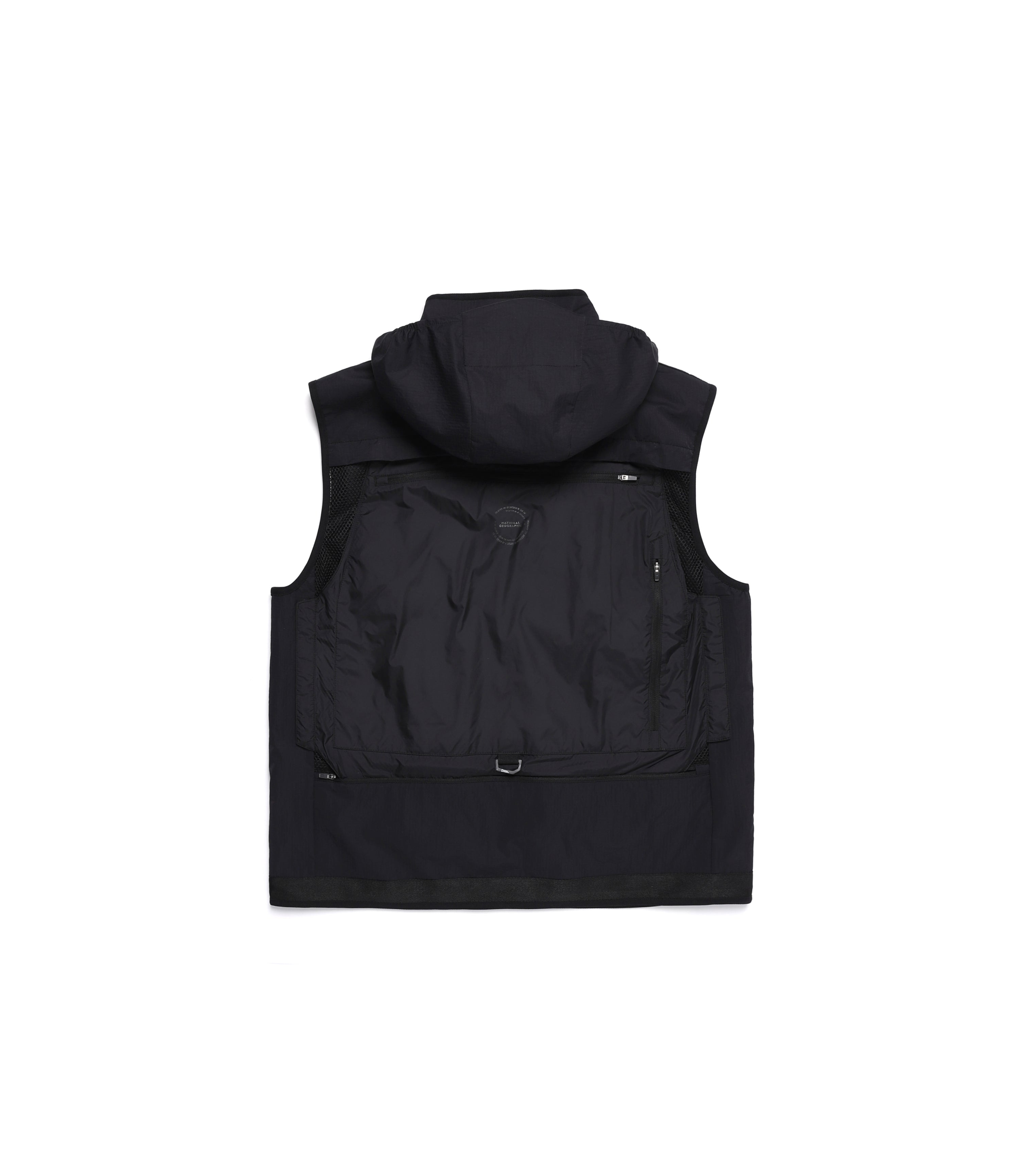 Men's NRN Hybrid Hooded Vest<br>CARBON BLACK