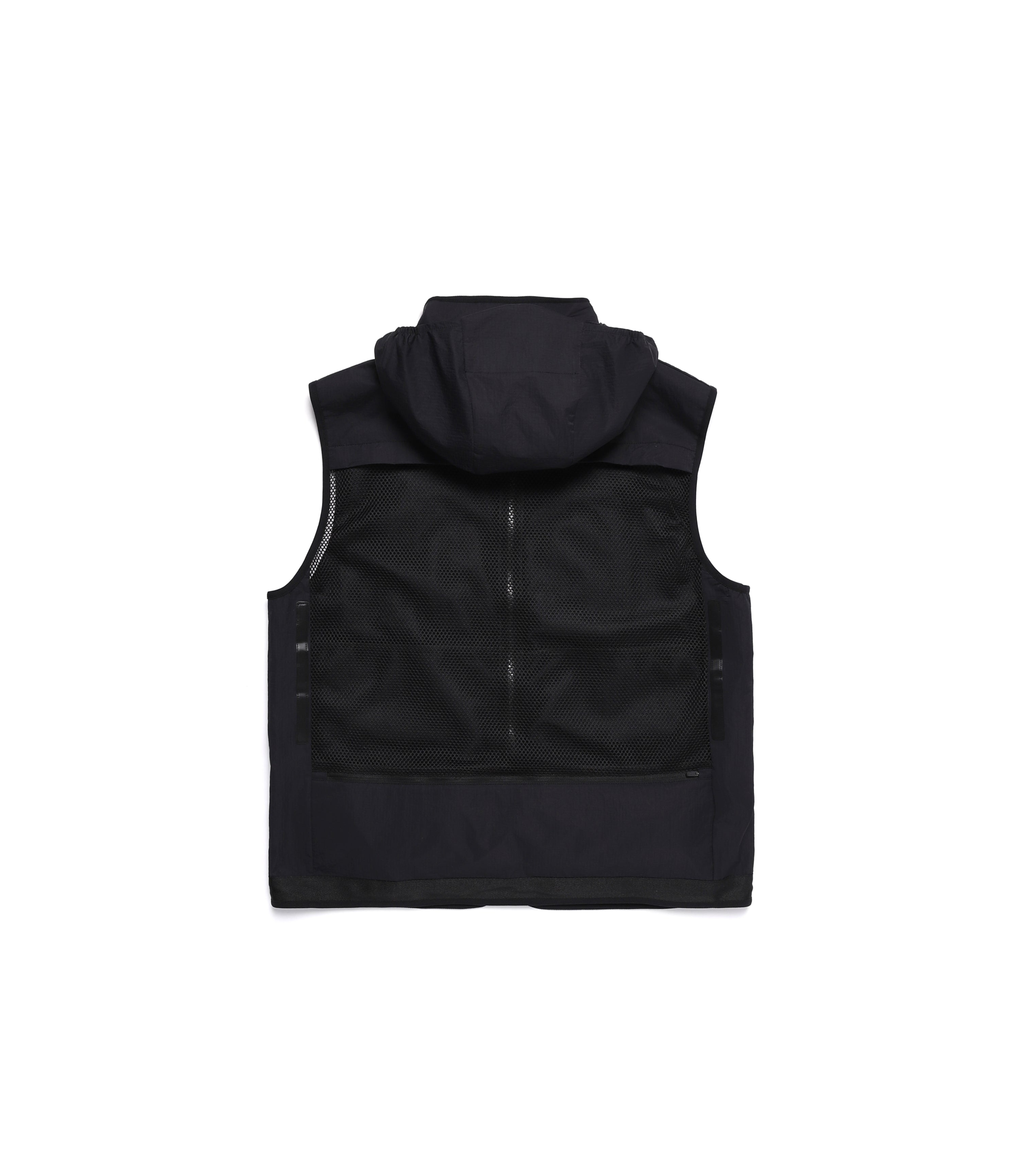 Men's NRN Hybrid Hooded Vest<br>CARBON BLACK