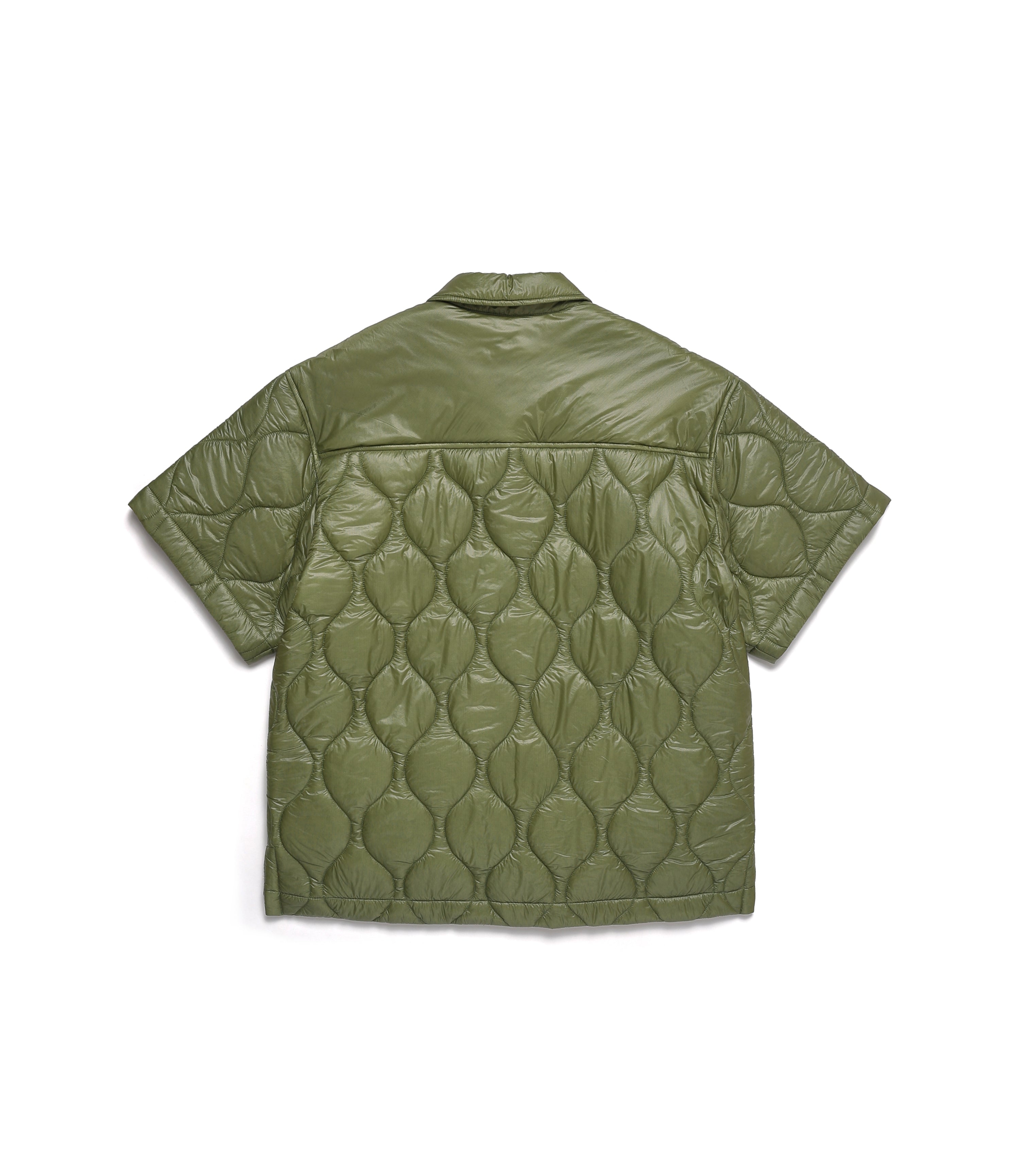 Men's NRN Light Quilted Half Sleeve Shacket<br>KHAKI