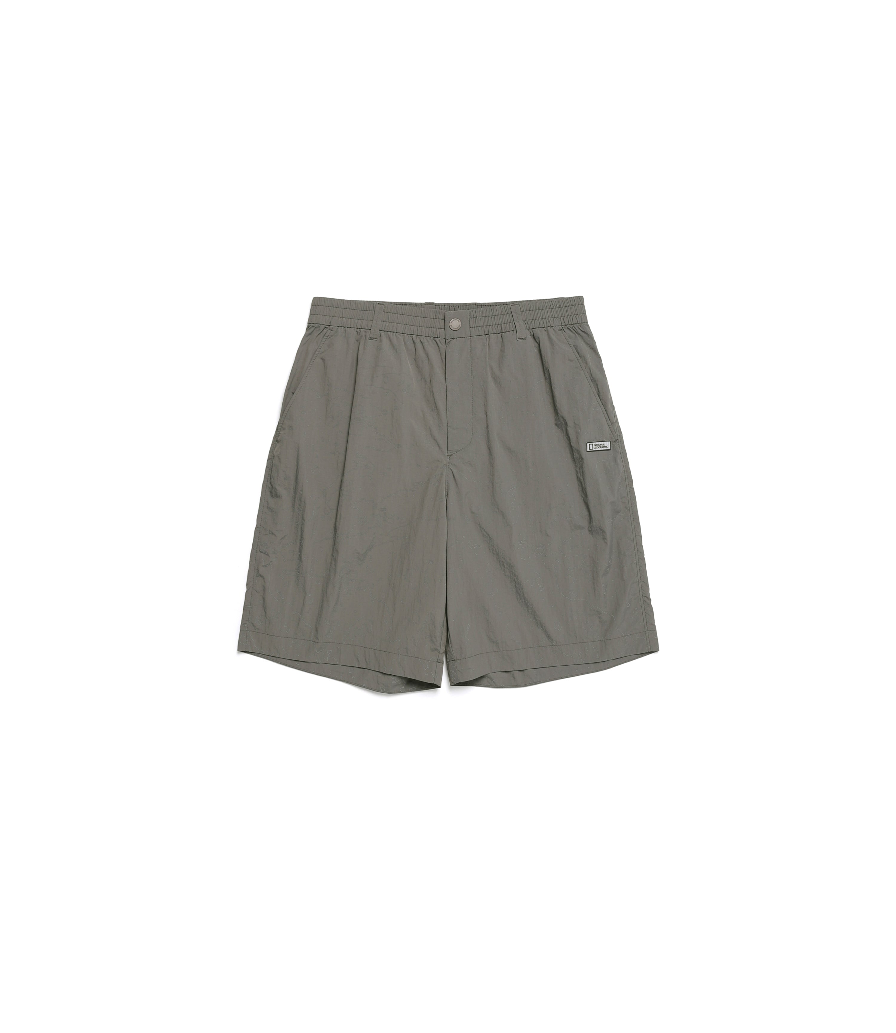 Unisex NRN Utility Allover Print Set Up Shorts<br>KHAKI GREEN