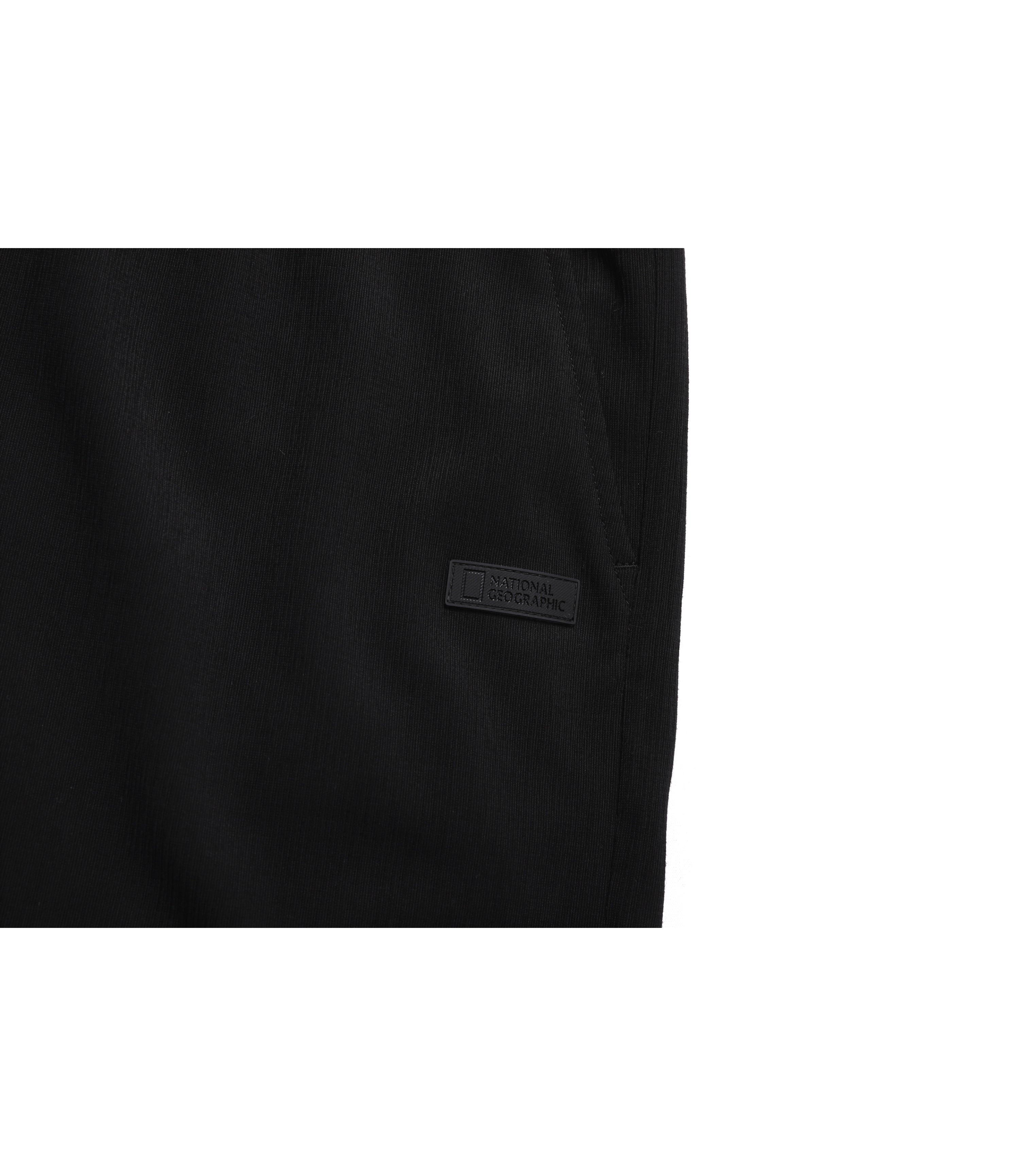 Unisex Crinkle 5/6-Length Short Pants<br>CARBON BLACK