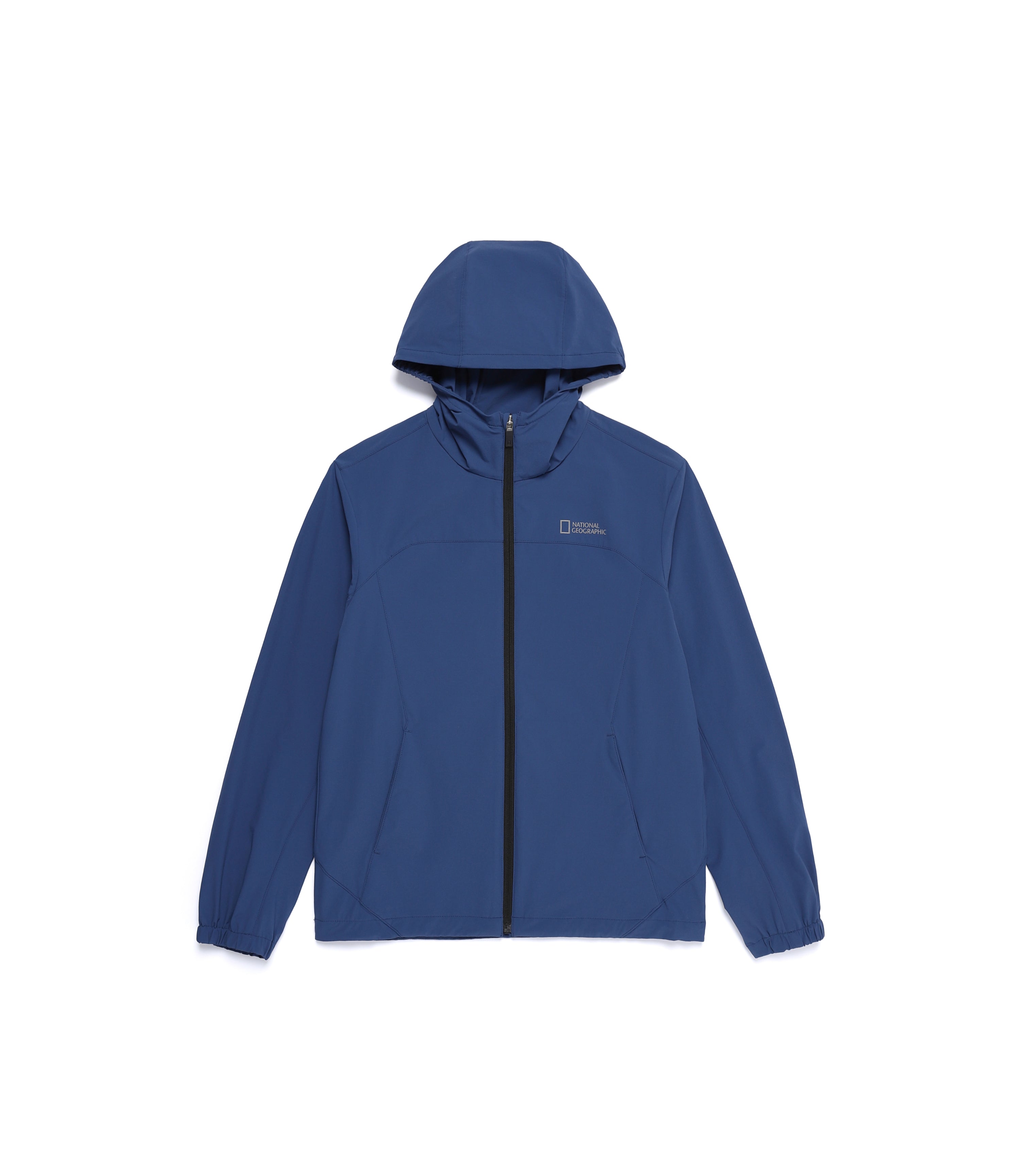 Unisex BEID Lightweight Hooded Zip-Up Jacket<br>D/BLUE