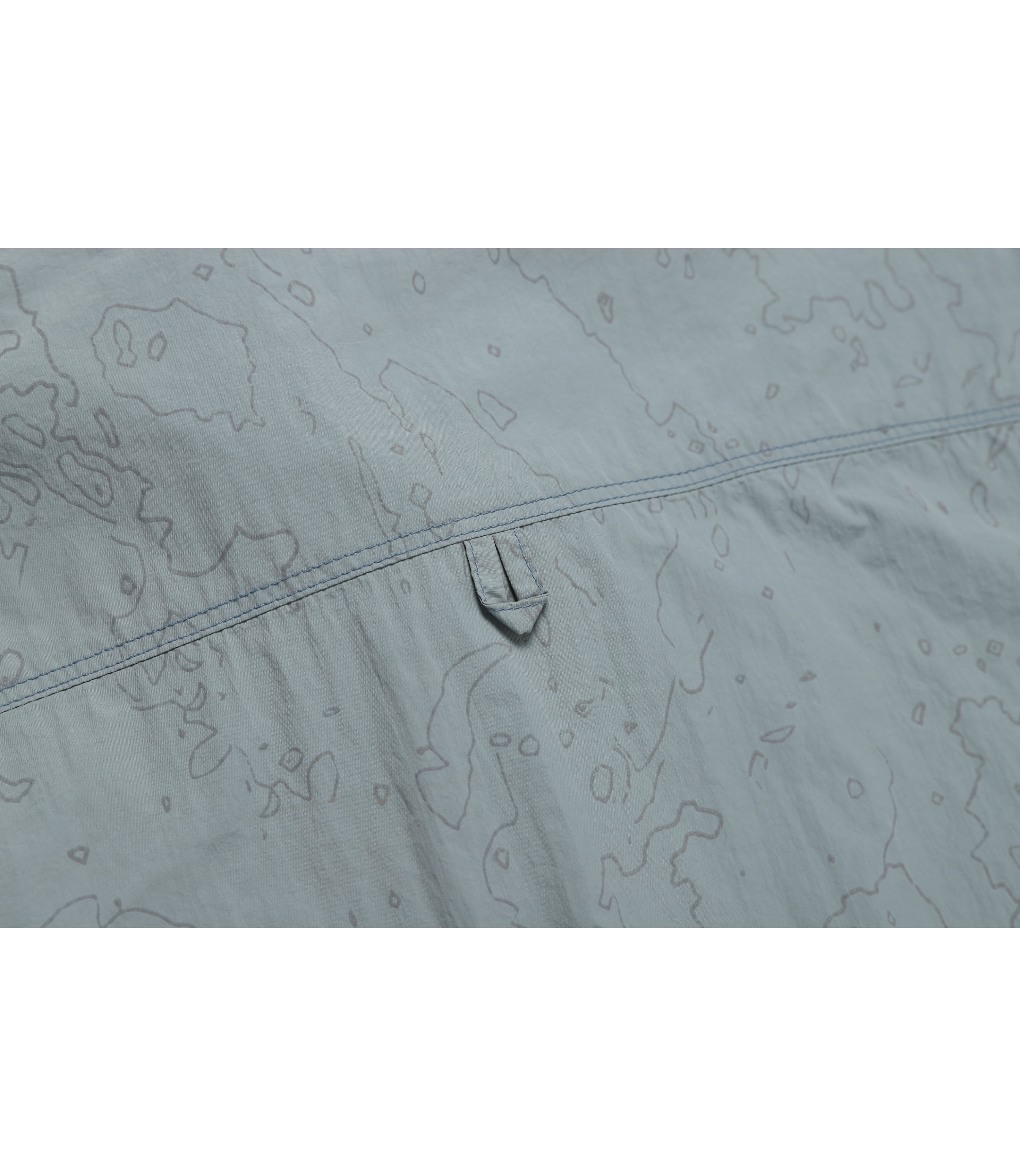 Unisex NRN Utility Allover Print Set Up Shirt<br>STONE GREY