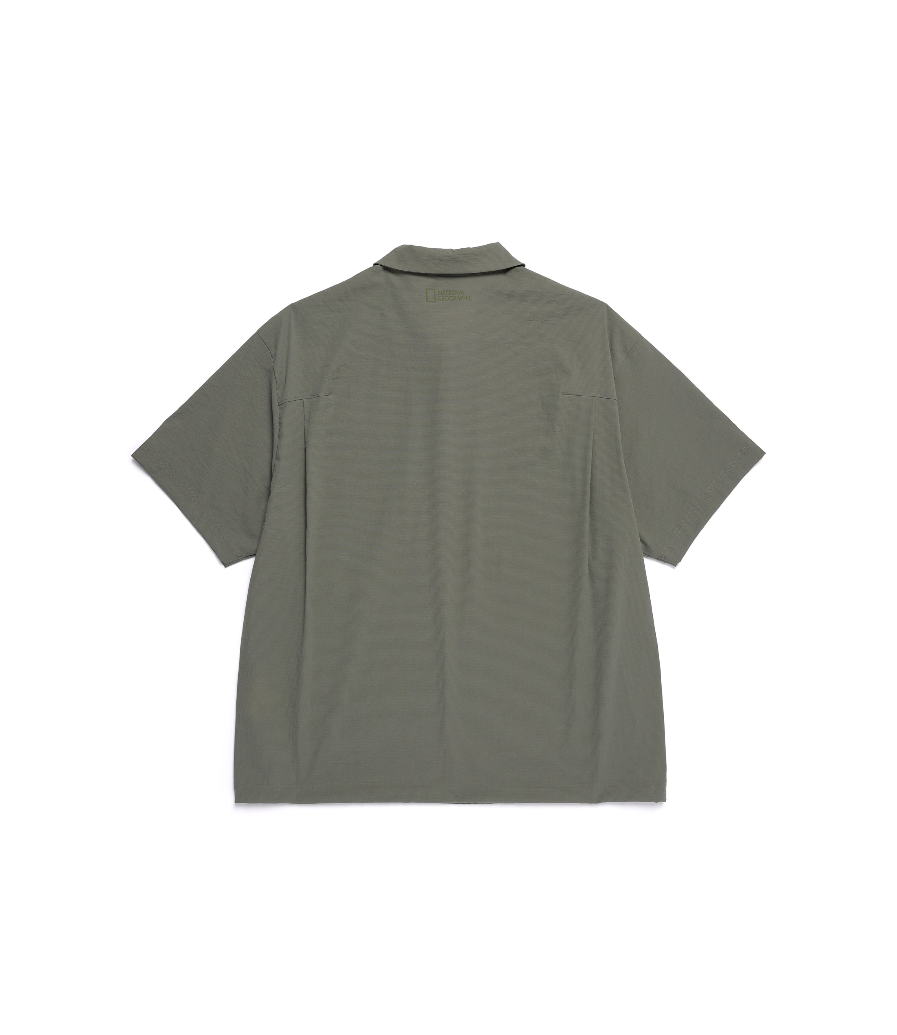 Men's Frozen Cube Short Sleeve Collar Tee<br>KHAKI