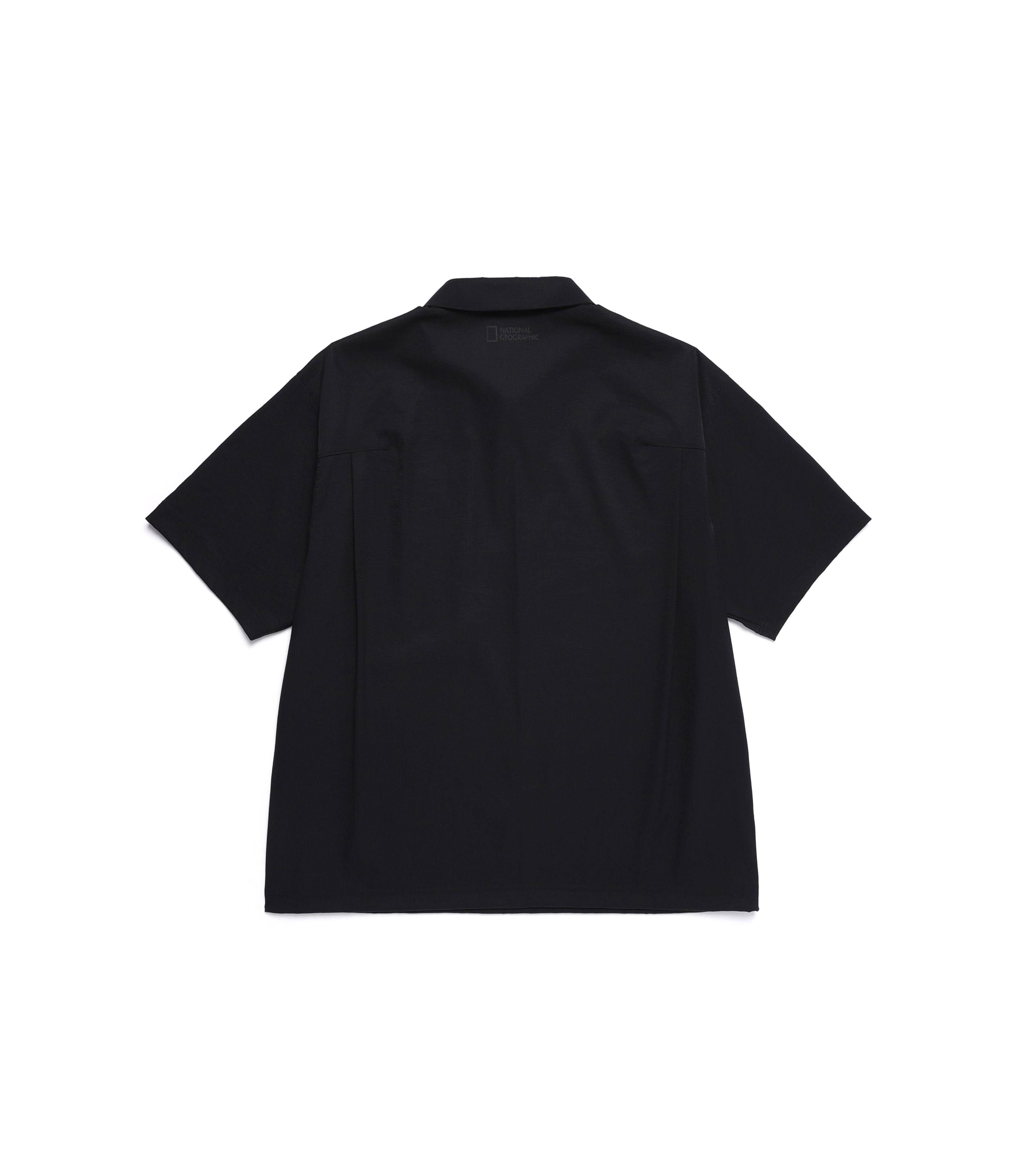 Men's Frozen Cube Short Sleeve Collar Tee<br>CARBON BLACK