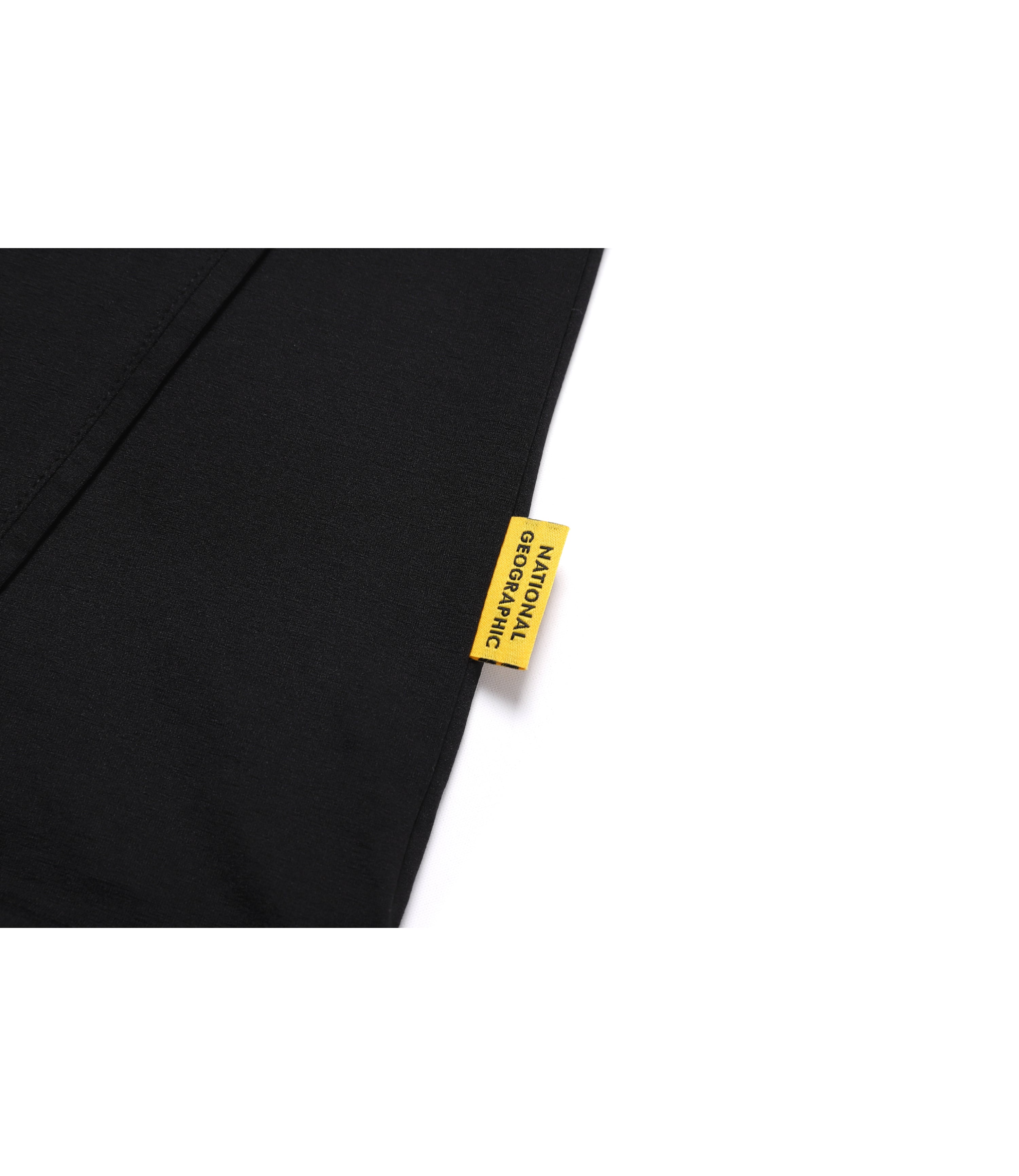 Unisex Frozen Air Short Sleeve Collar Tee<br>CARBON BLACK