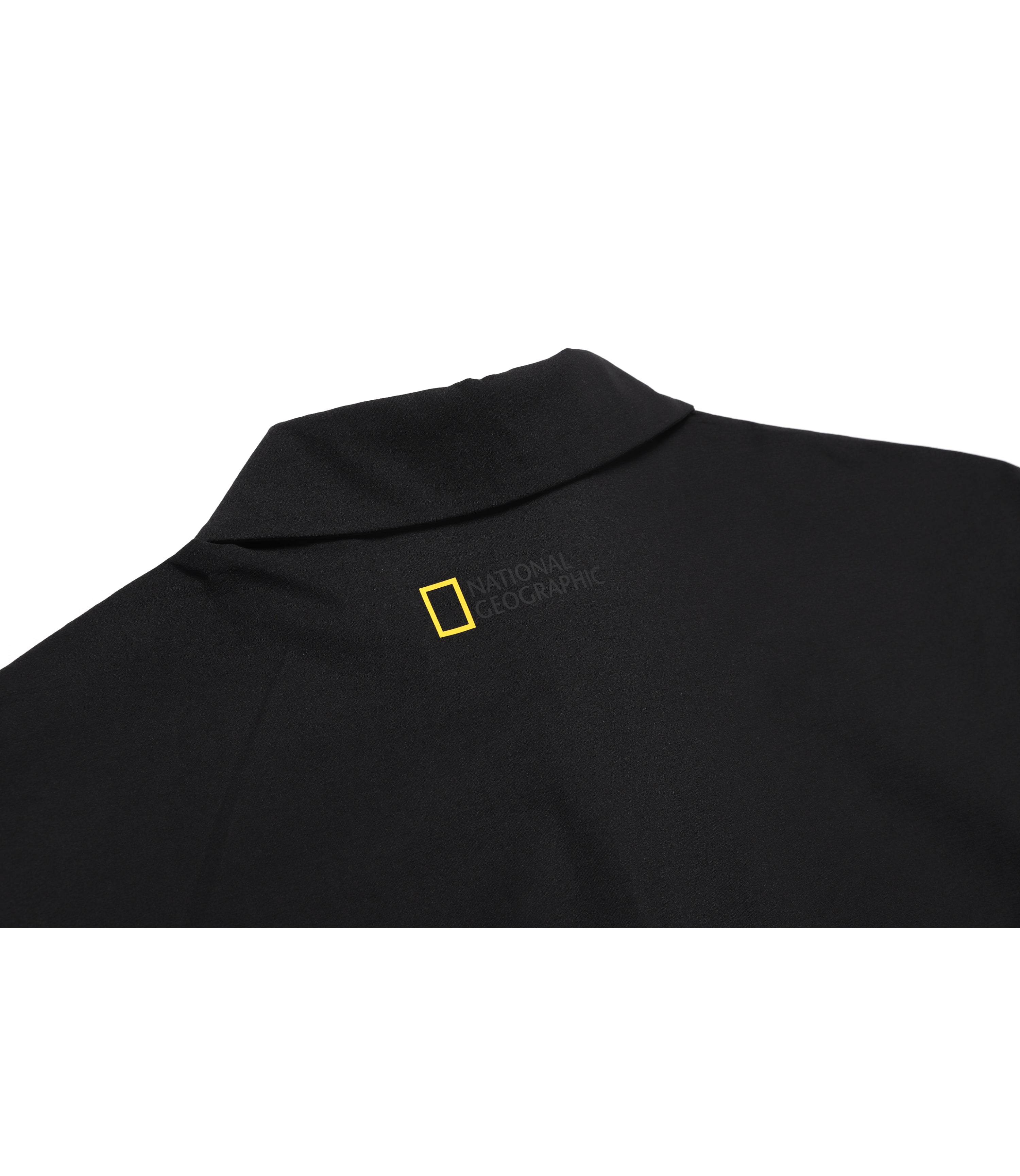 Unisex Frozen Air Short Sleeve Collar Tee<br>CARBON BLACK