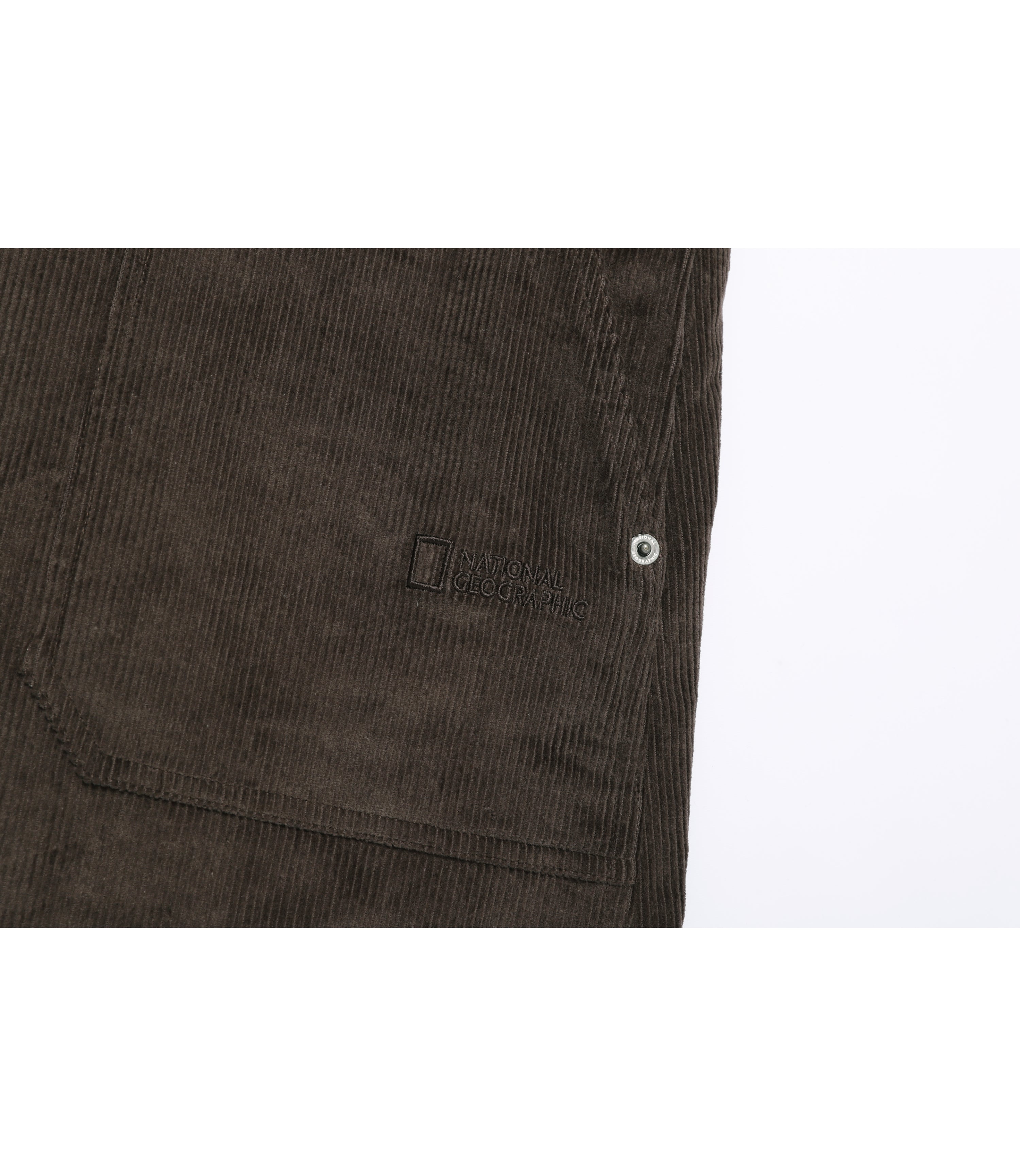 Women's Corduroy Overall Dress<br>BROWN