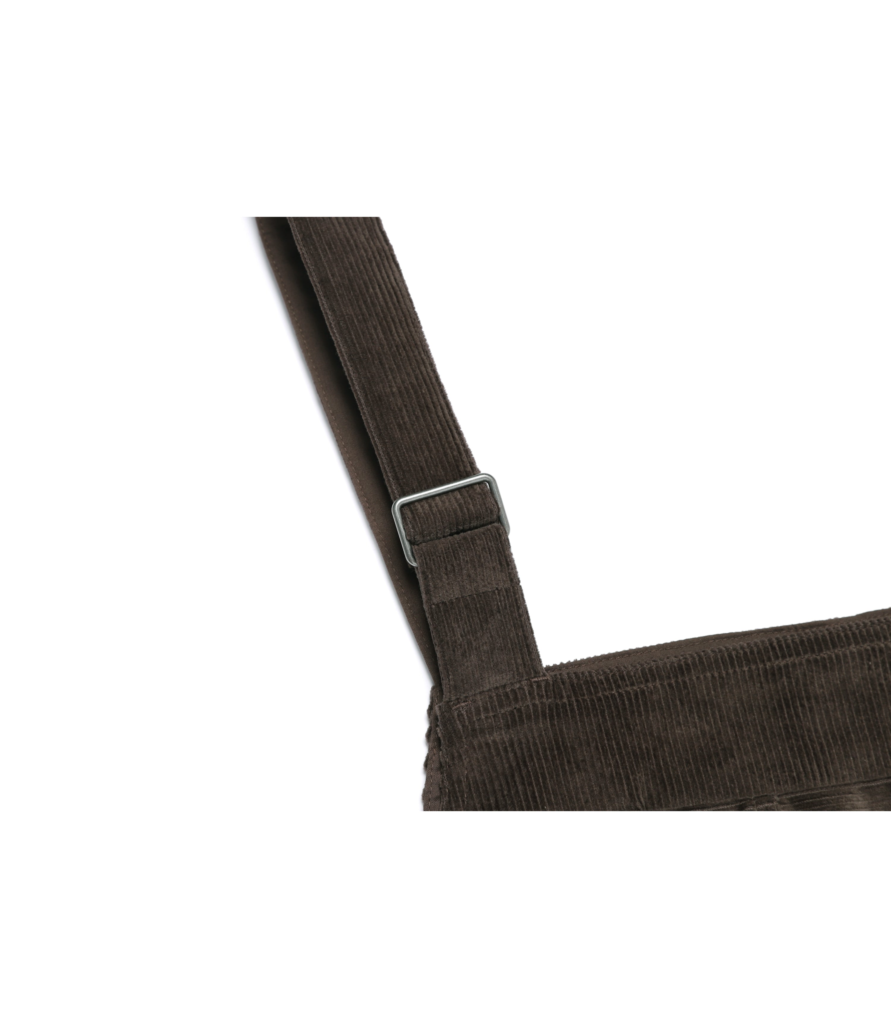 Women's Corduroy Overall Dress<br>BROWN