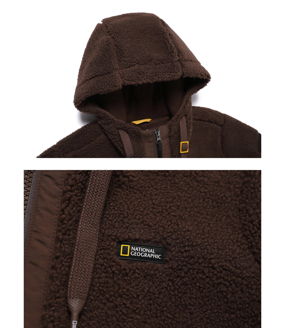 Women's Costoni Hooded Fleece Jacket<br>CHOCOLATE BROWN