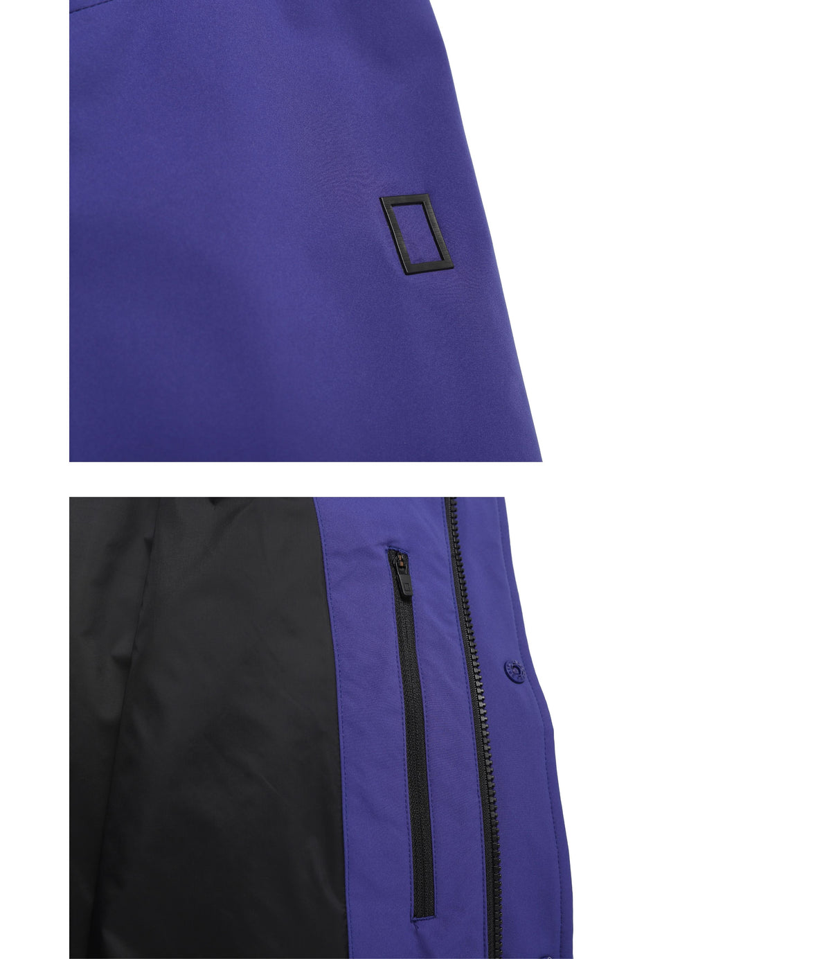 Unisex 2-Layer Color Block Jumper<br>PURPLE