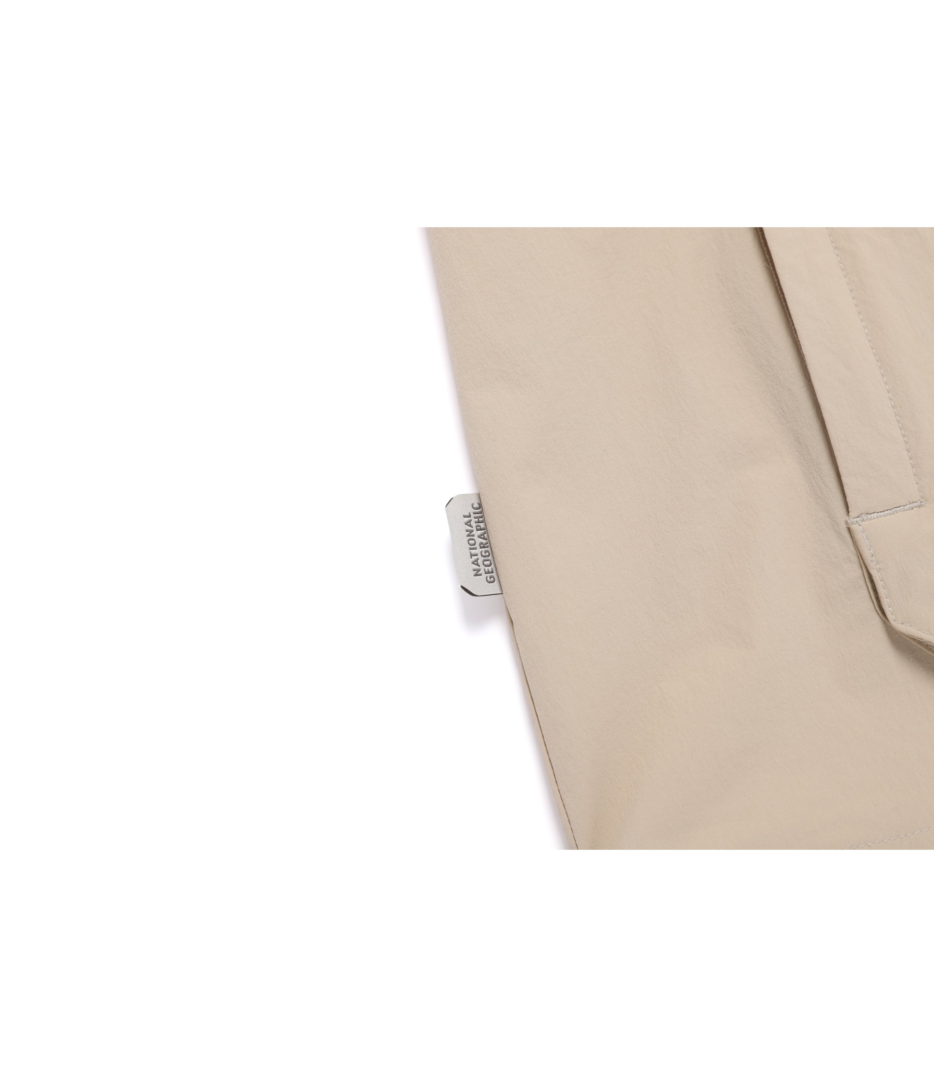 Unisex Freeze Stretch Semi-Overfit Hooded Anorak<br>L/BEIGE