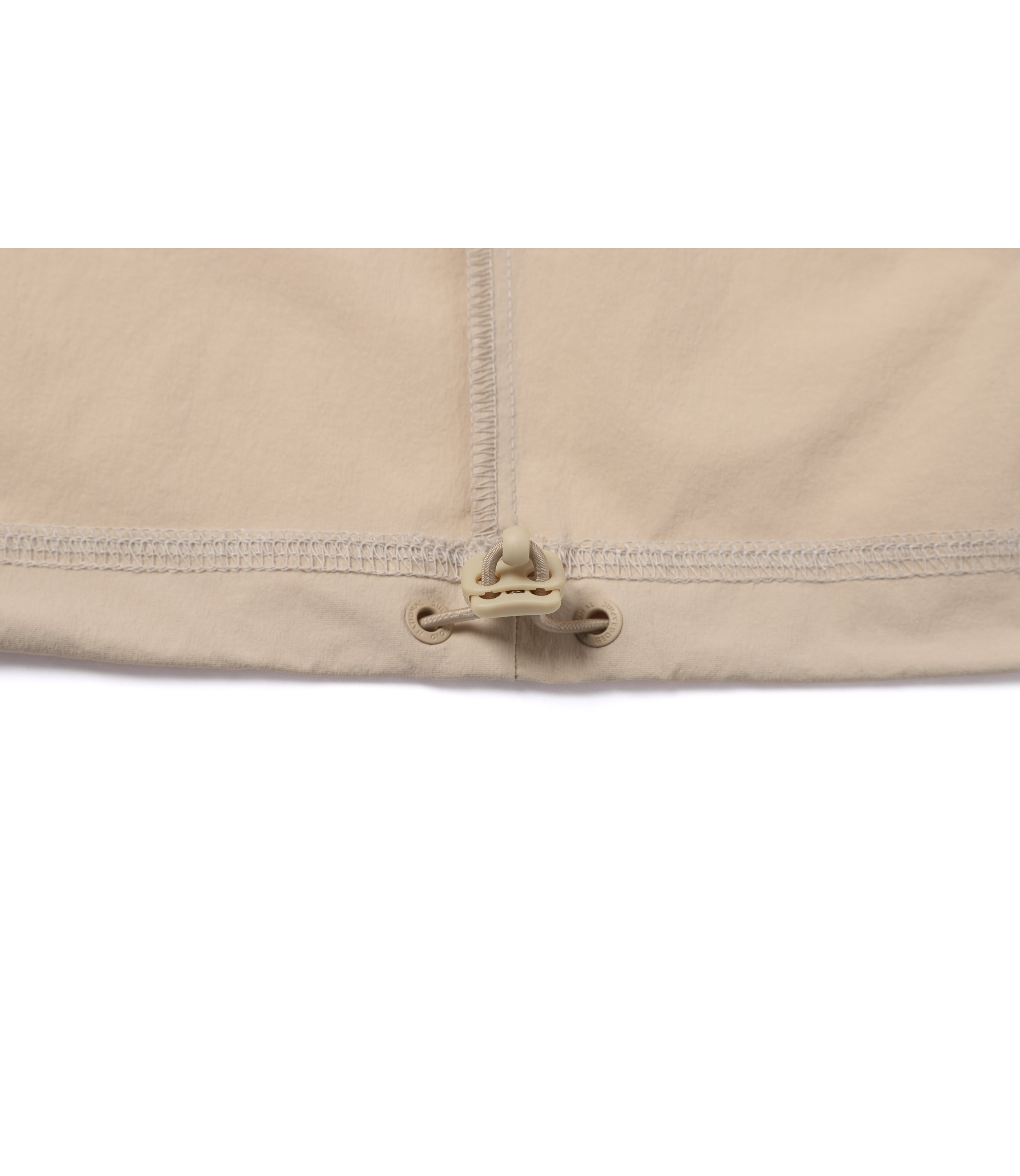 Unisex Freeze Stretch Semi-Overfit Hooded Anorak<br>L/BEIGE